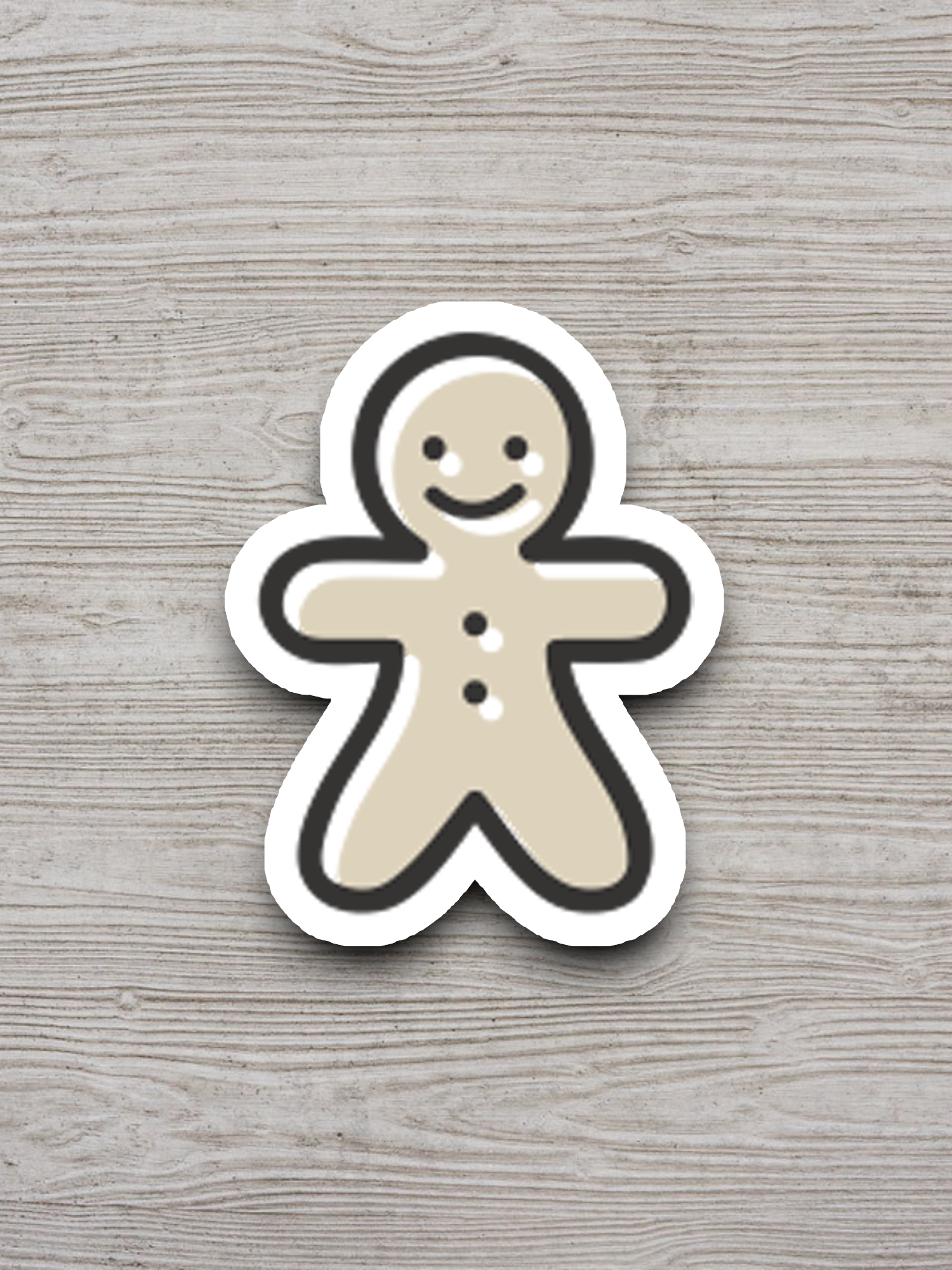 Christmas Gingerbread Man Sticker