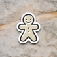 Christmas Gingerbread Man Sticker