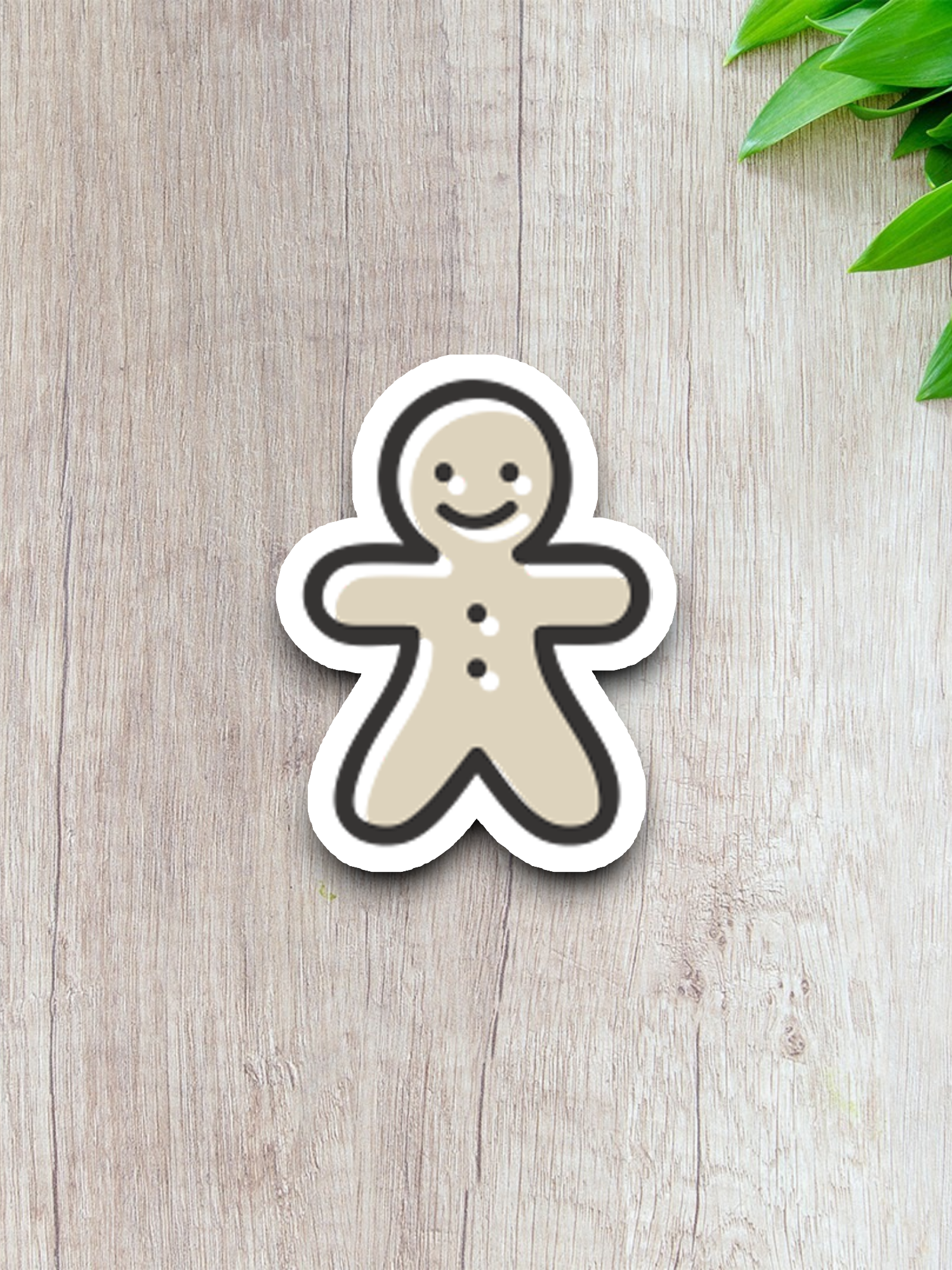 Christmas Gingerbread Man Sticker