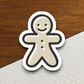 Christmas Gingerbread Man Sticker