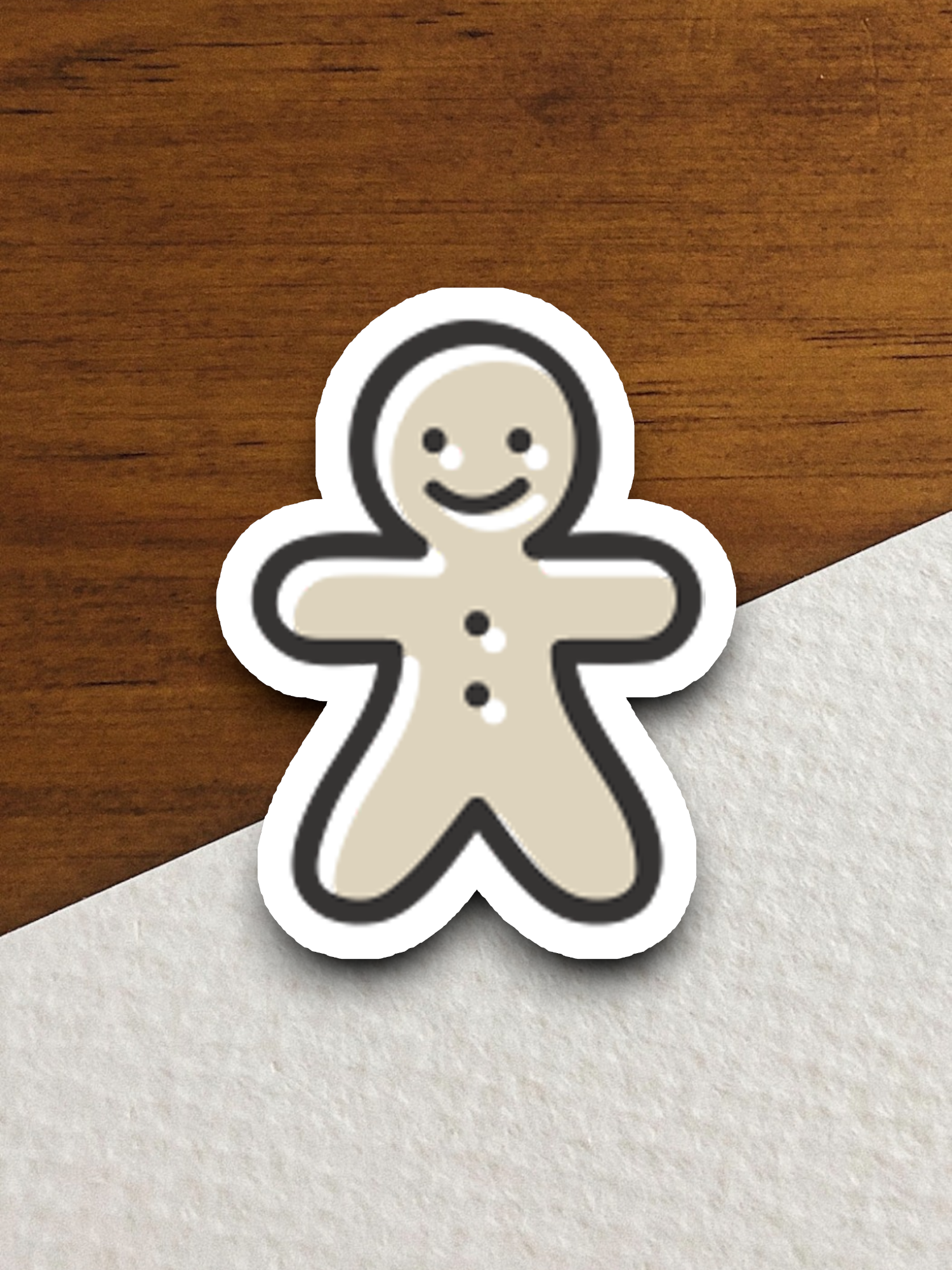 Christmas Gingerbread Man Sticker