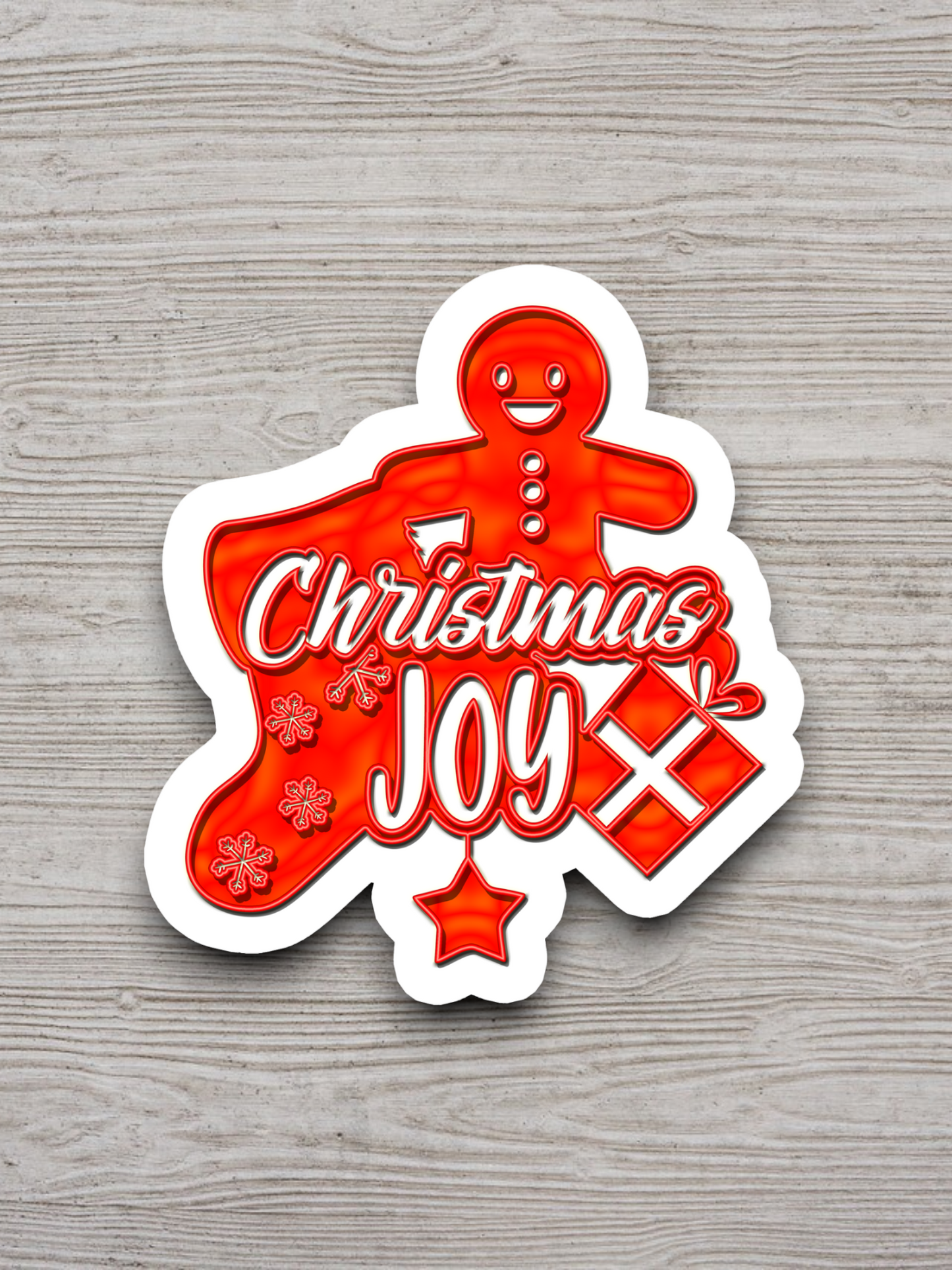 Christmas Joy  2 Holiday Sticker