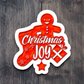 Christmas Joy Version 2 Holiday Sticker
