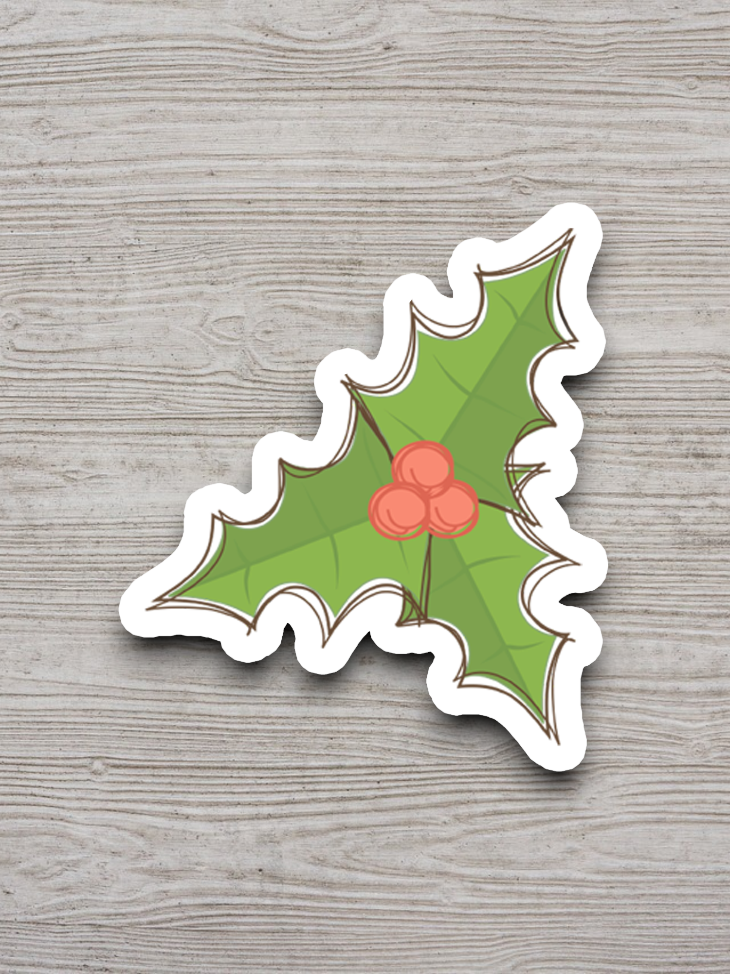 Christmas Mistletoe Sticker