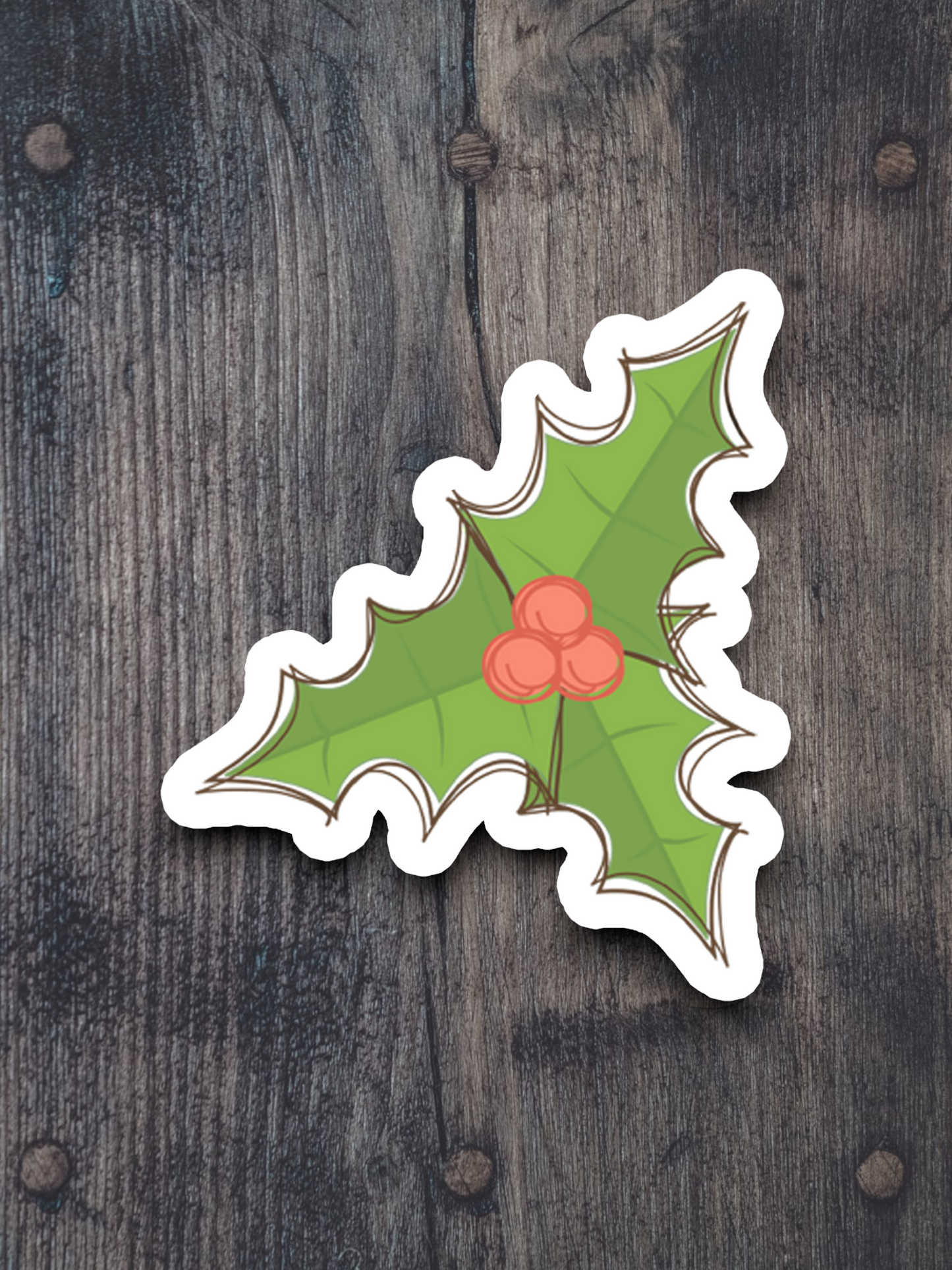 Christmas Mistletoe Sticker