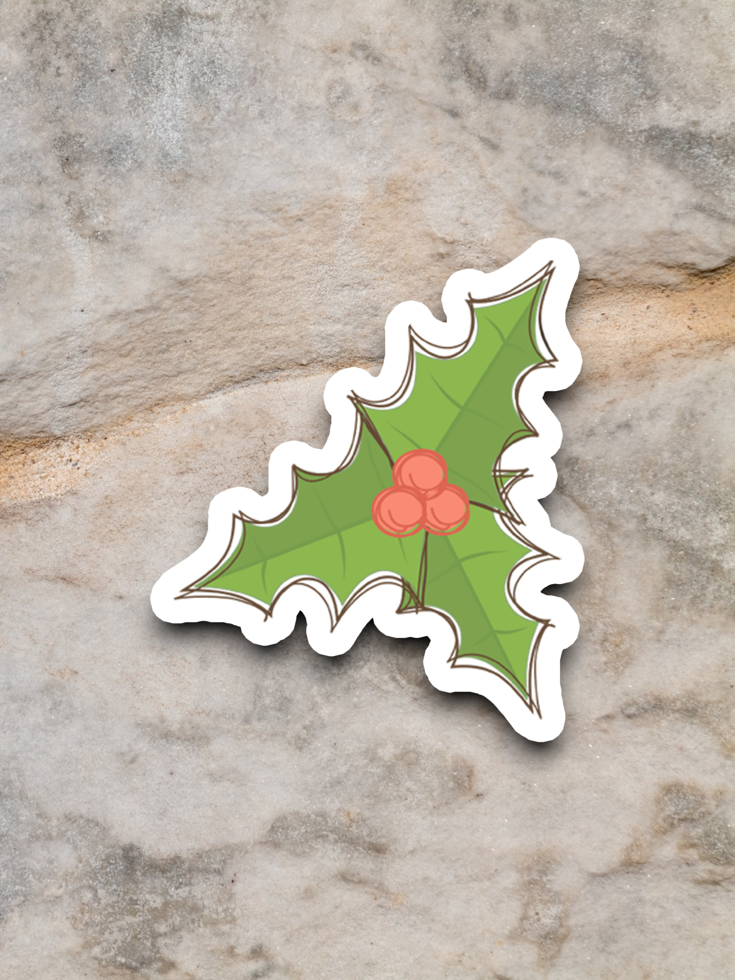 Christmas Mistletoe Sticker