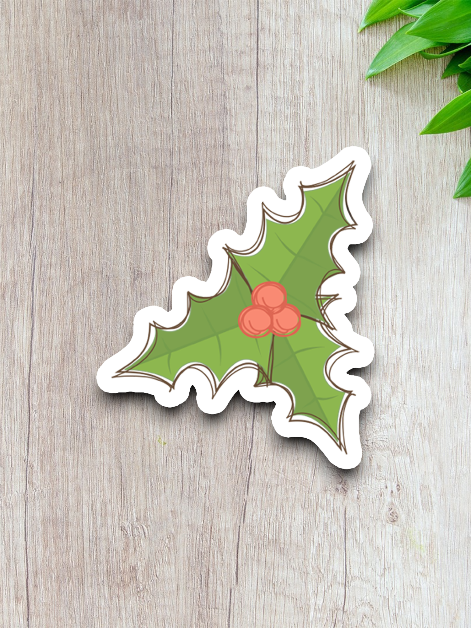 Christmas Mistletoe Sticker