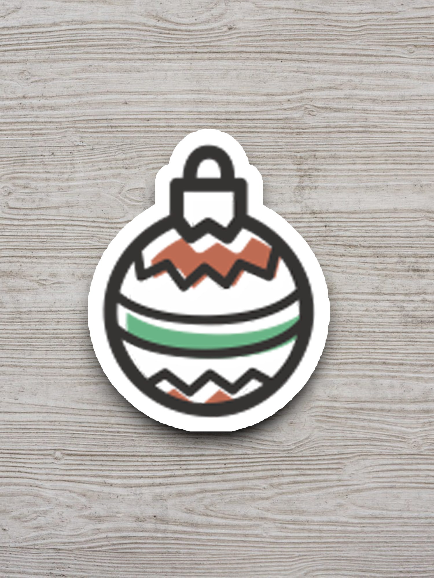 Christmas Ornament Sticker