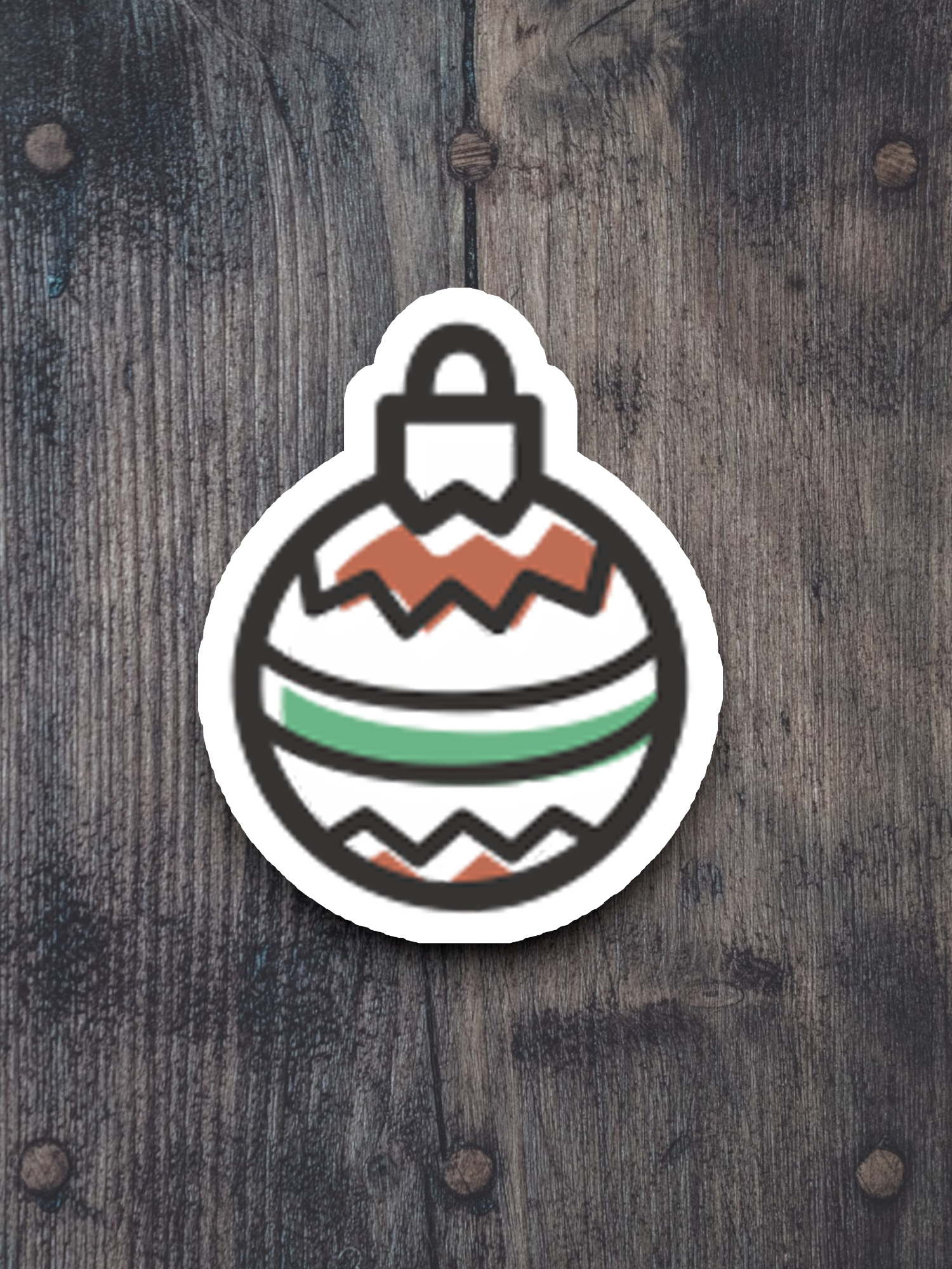 Christmas Ornament Sticker