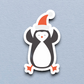 Christmas Penguin Sticker