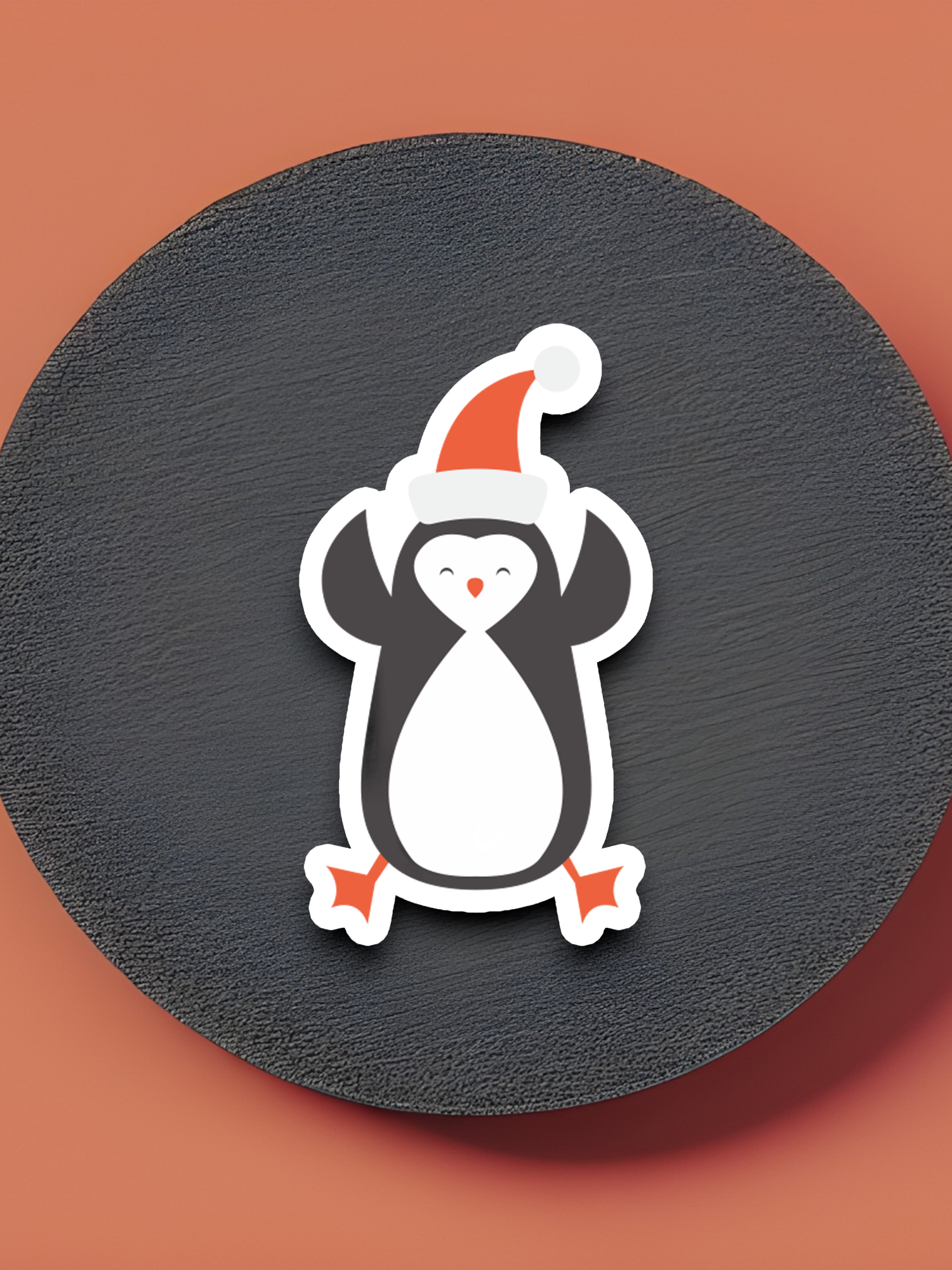 Christmas Penguin Sticker