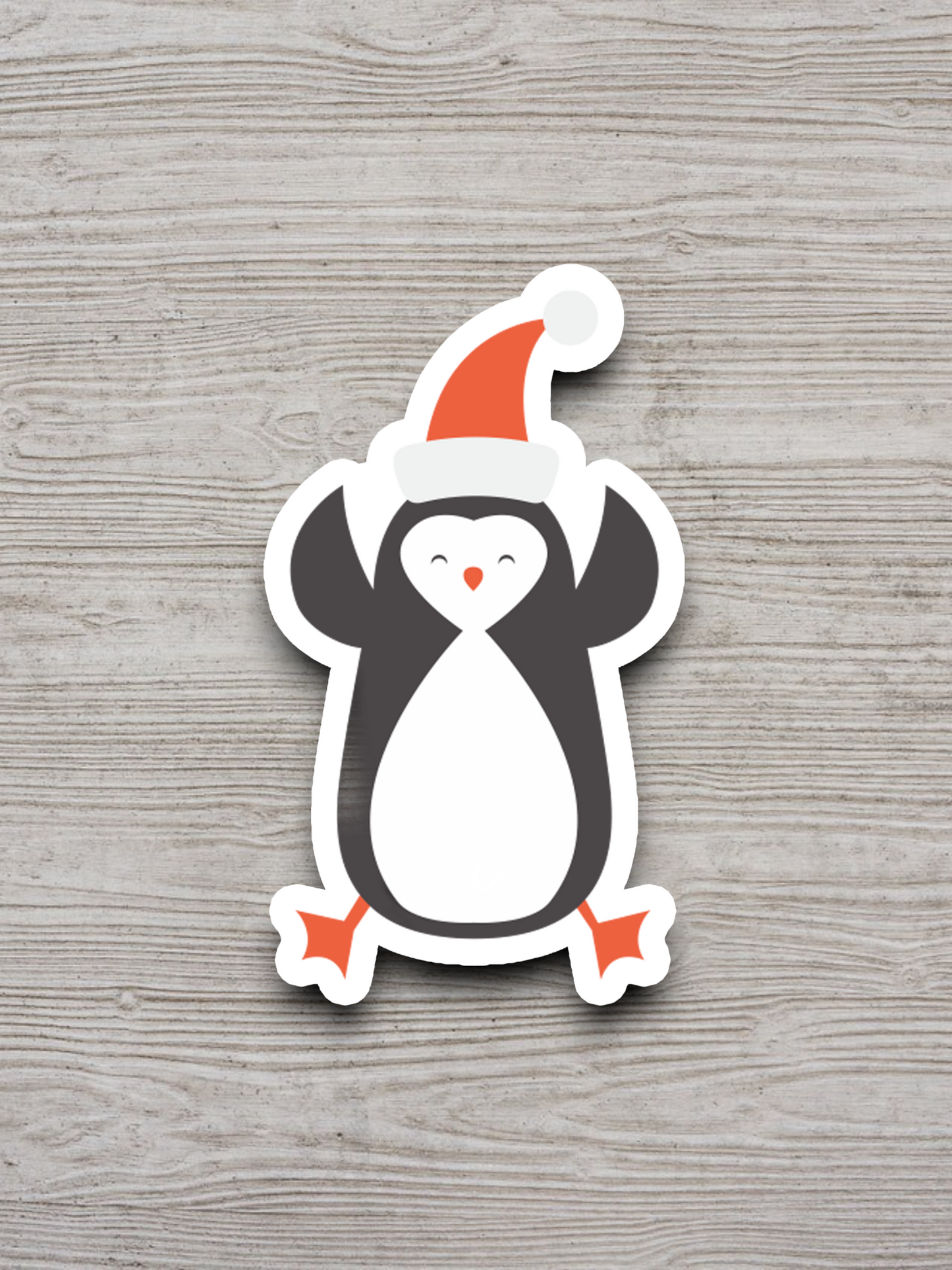 Christmas Penguin Sticker