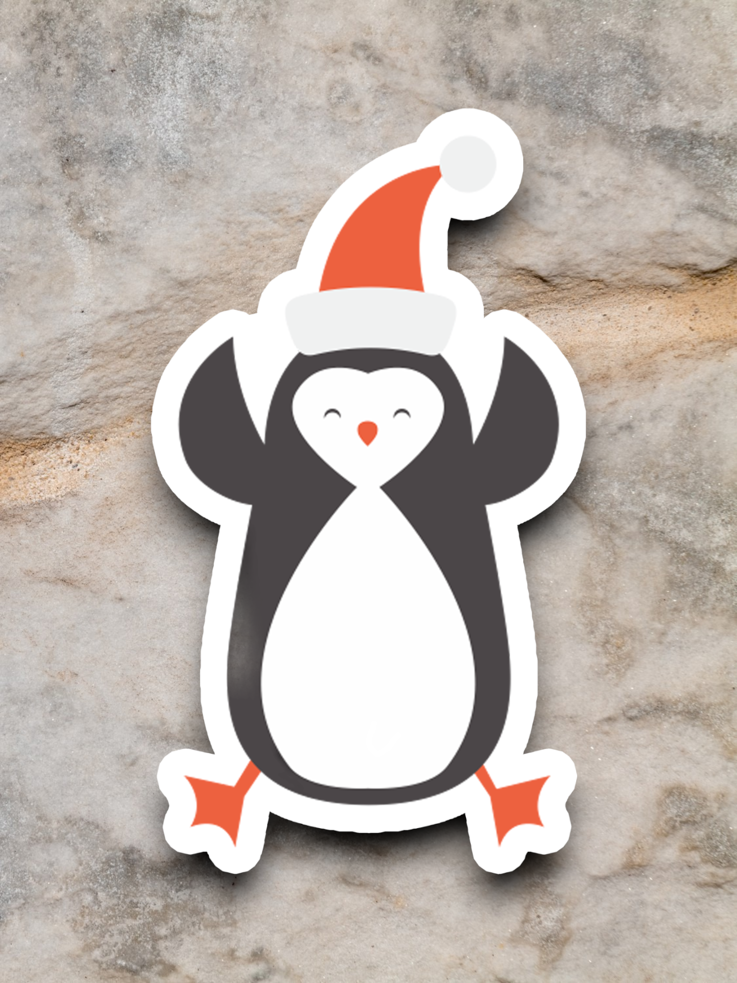 Christmas Penguin Sticker