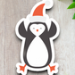 Christmas Penguin Sticker