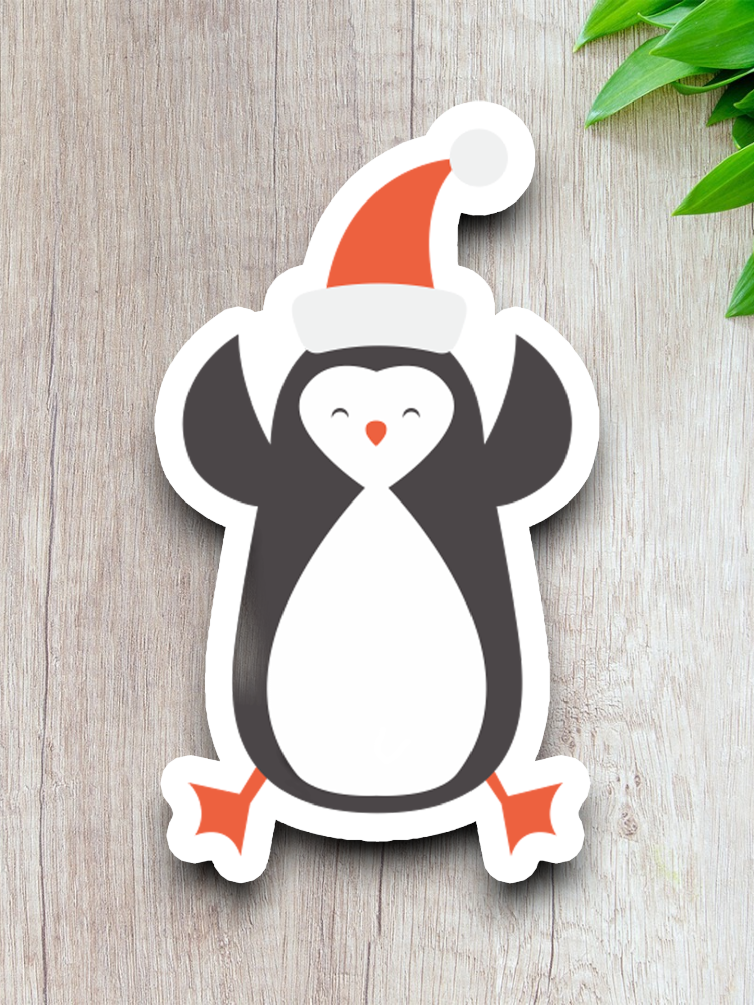 Christmas Penguin Sticker