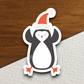 Christmas Penguin Sticker