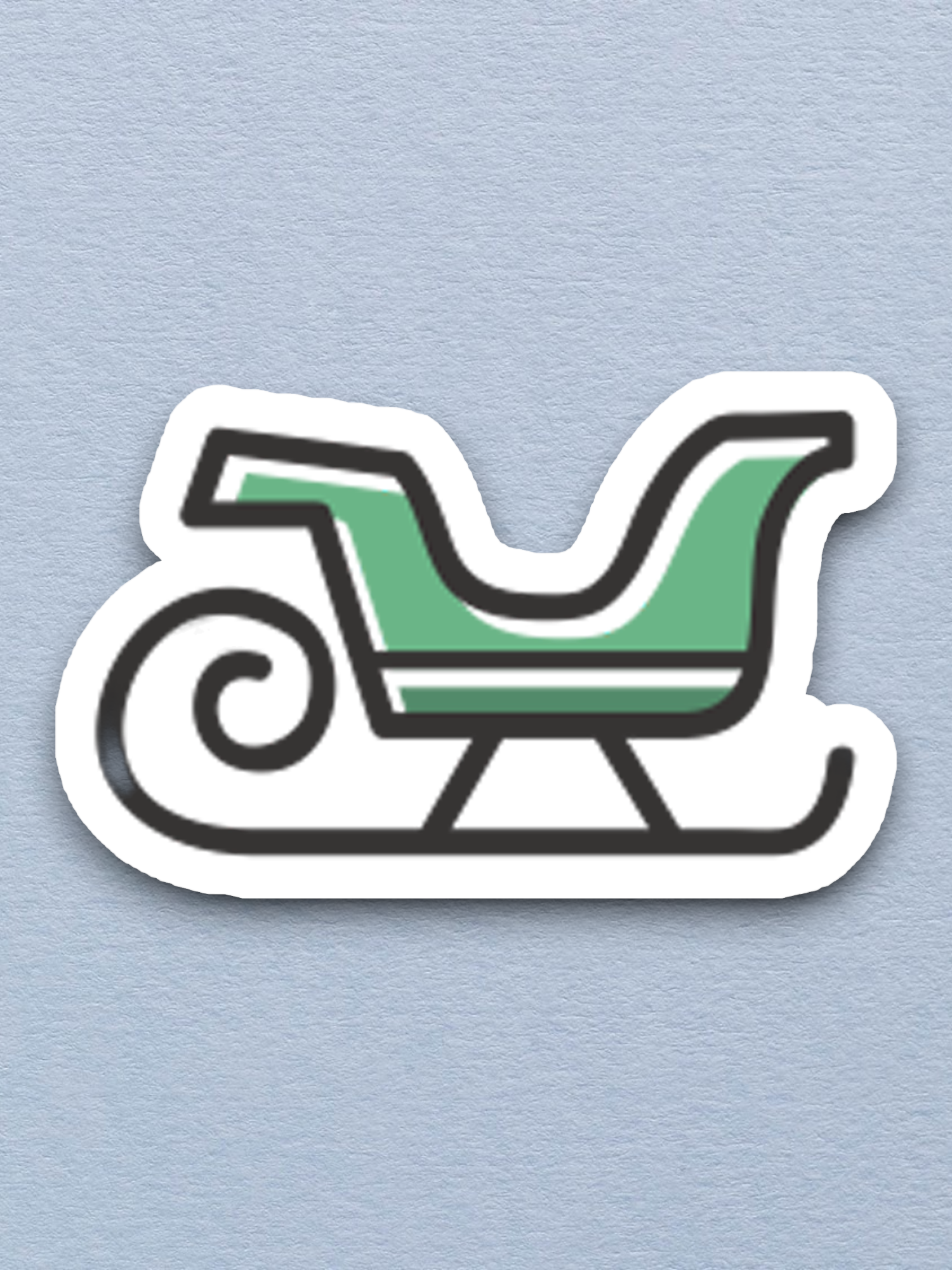 Christmas Sleigh Sticker