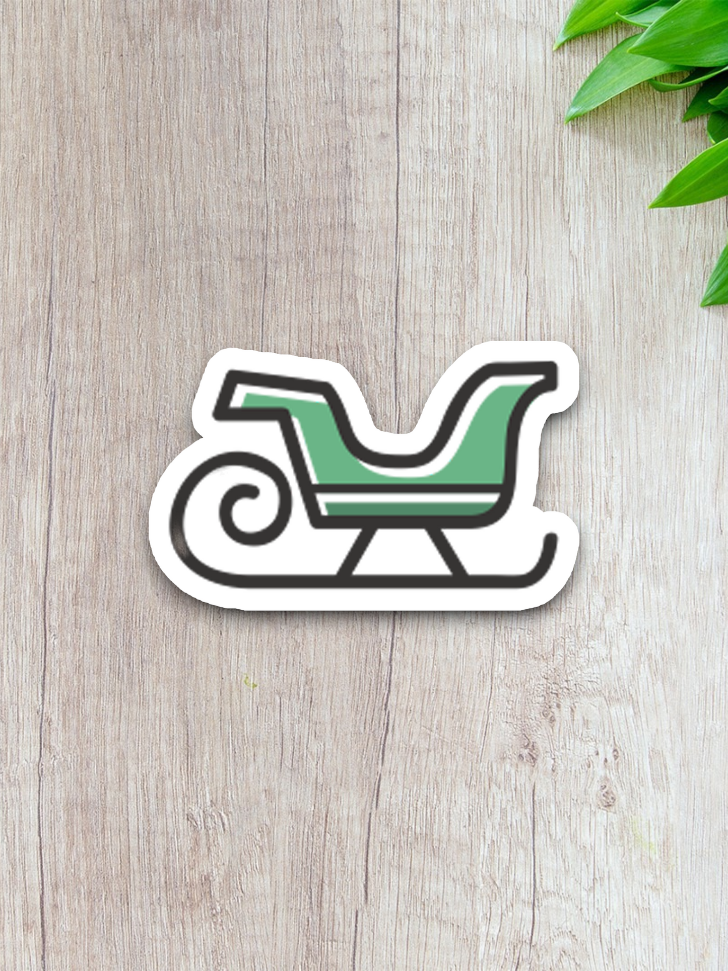 Christmas Sleigh Sticker