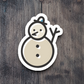 Christmas Snowman Sticker