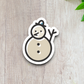 Christmas Snowman Sticker