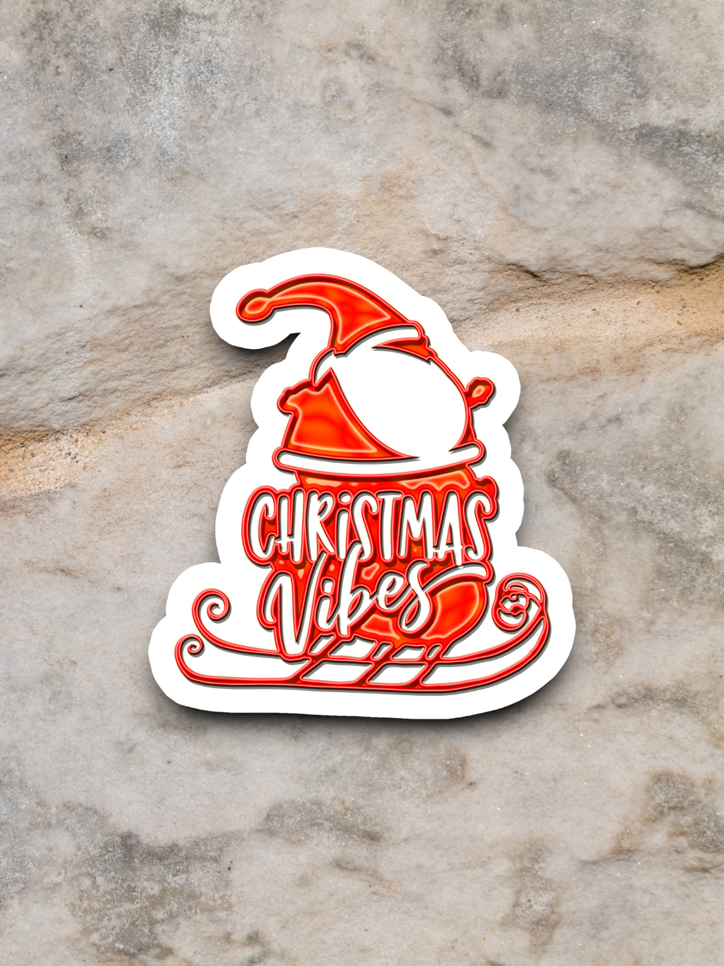 Christmas Vibes  2 Holiday Sticker