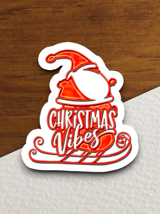 Christmas Vibes  2 Holiday Sticker