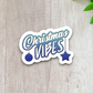 Christmas Vibes  3 Holiday Sticker