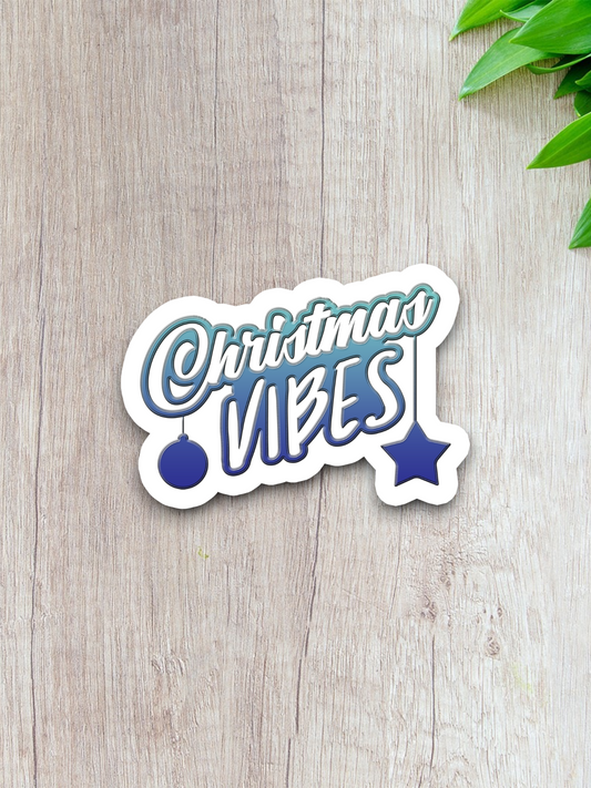Christmas Vibes  3 Holiday Sticker