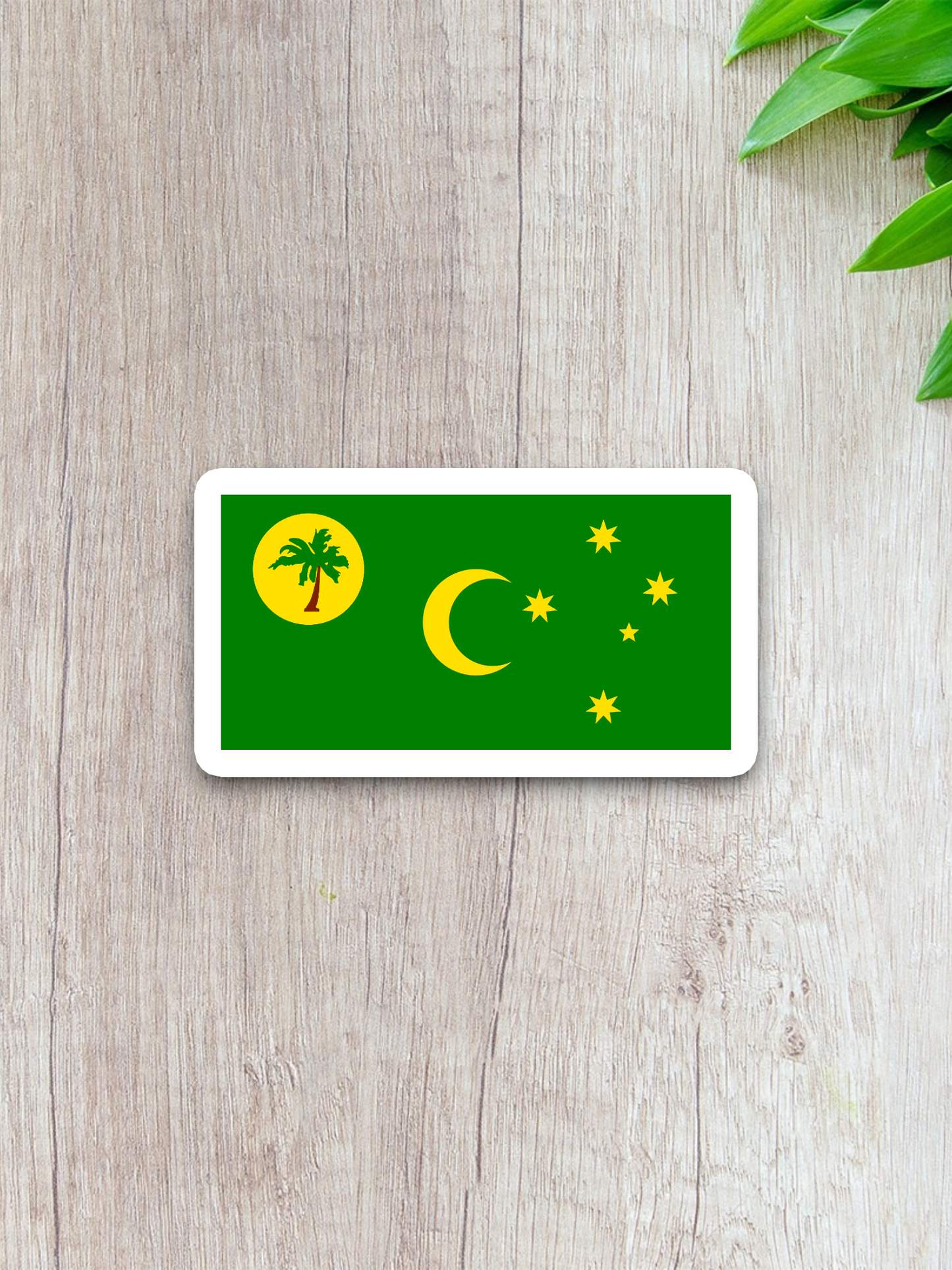 Cocos (Keeling) Islands Flag - International Country Flag Sticker