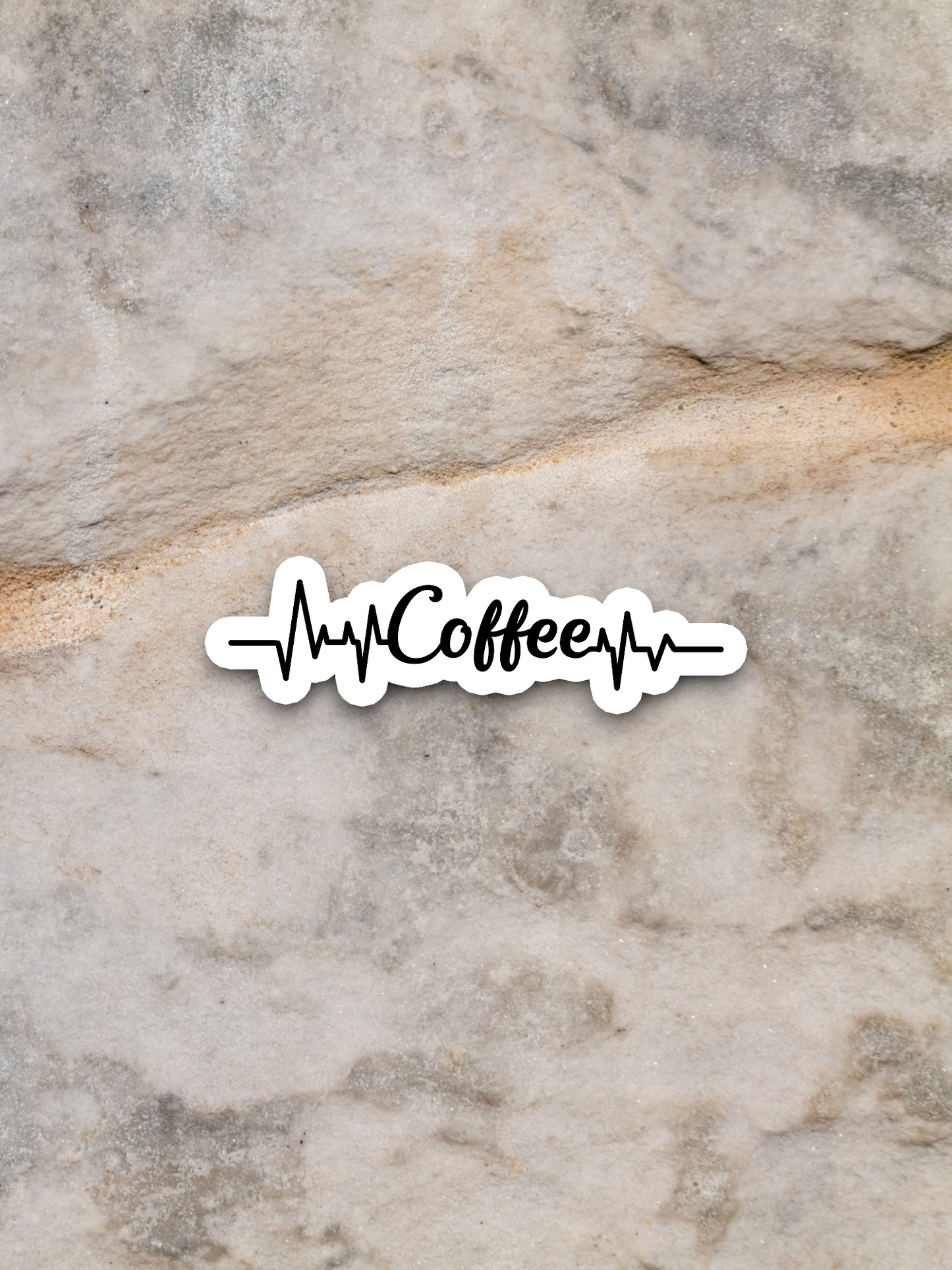 Coffee Heartbeat - Coffee Sticker