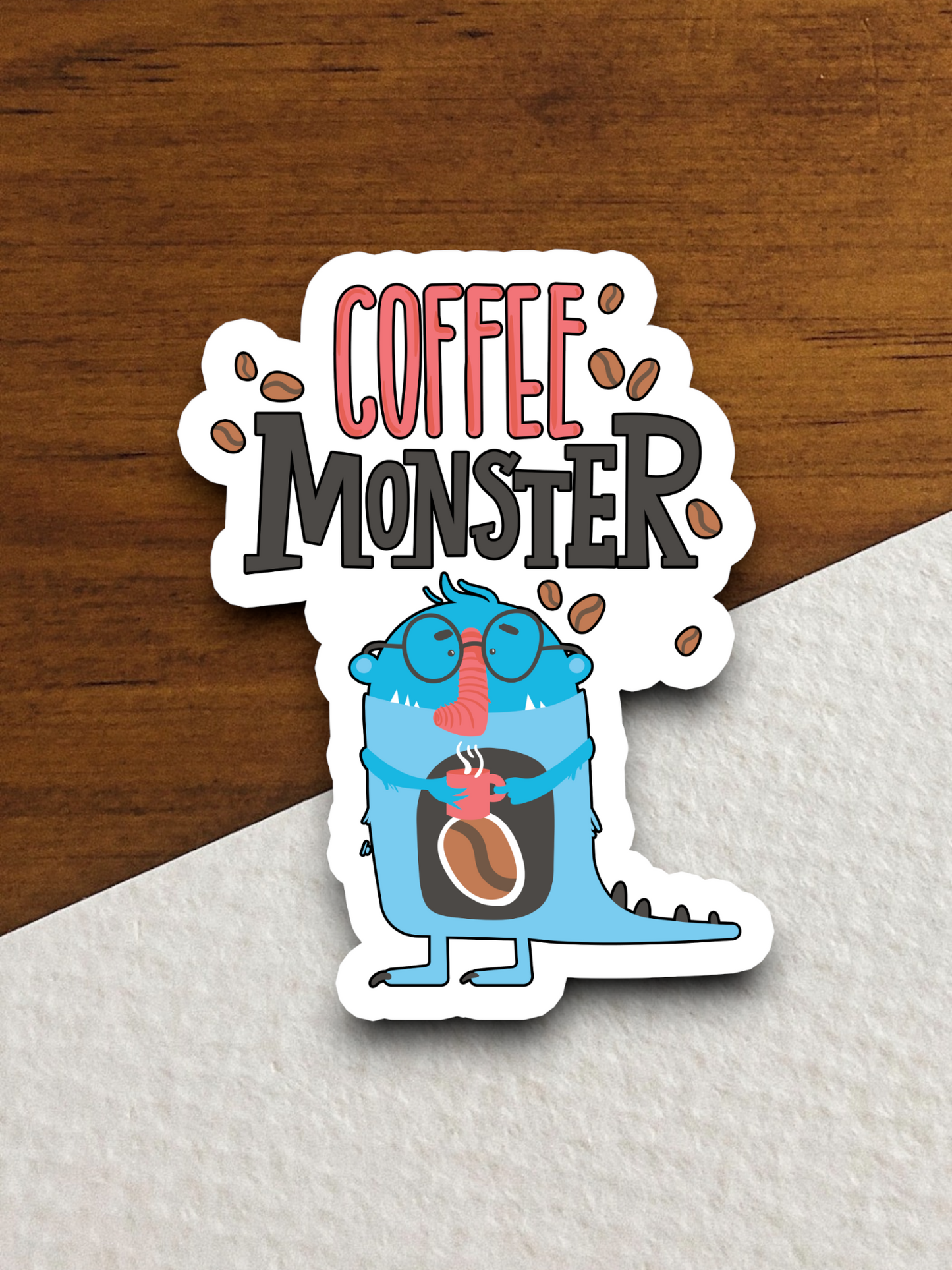 Coffee Monster Coffee Sticker