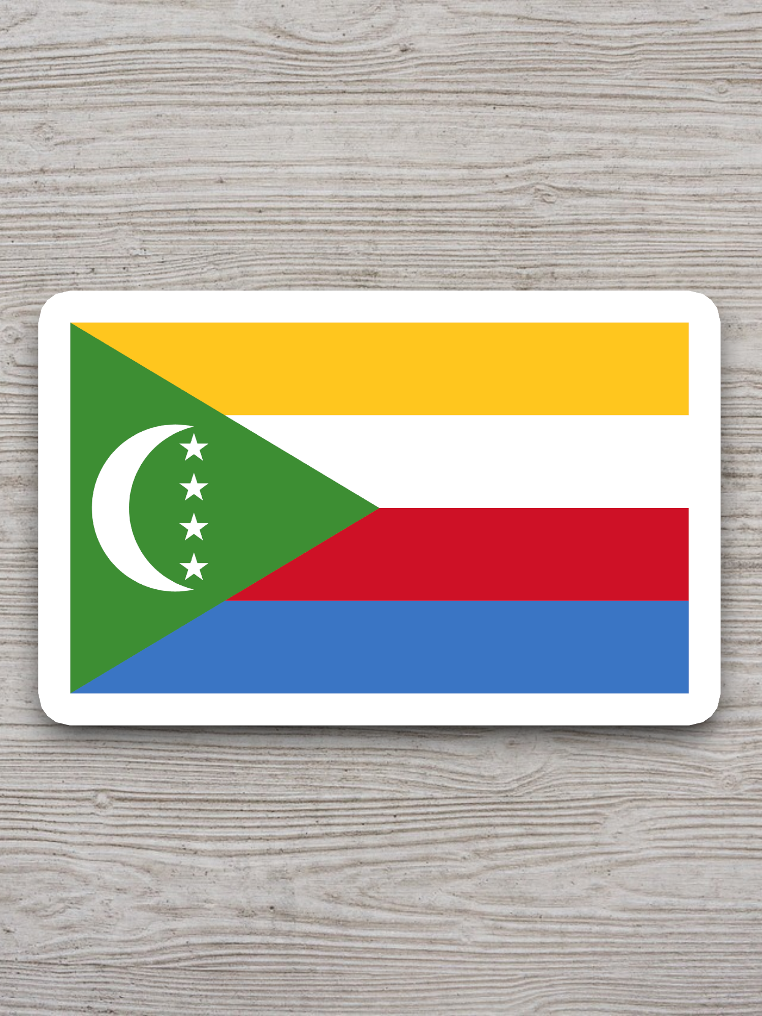 Comoros Flag - International Country Flag Sticker