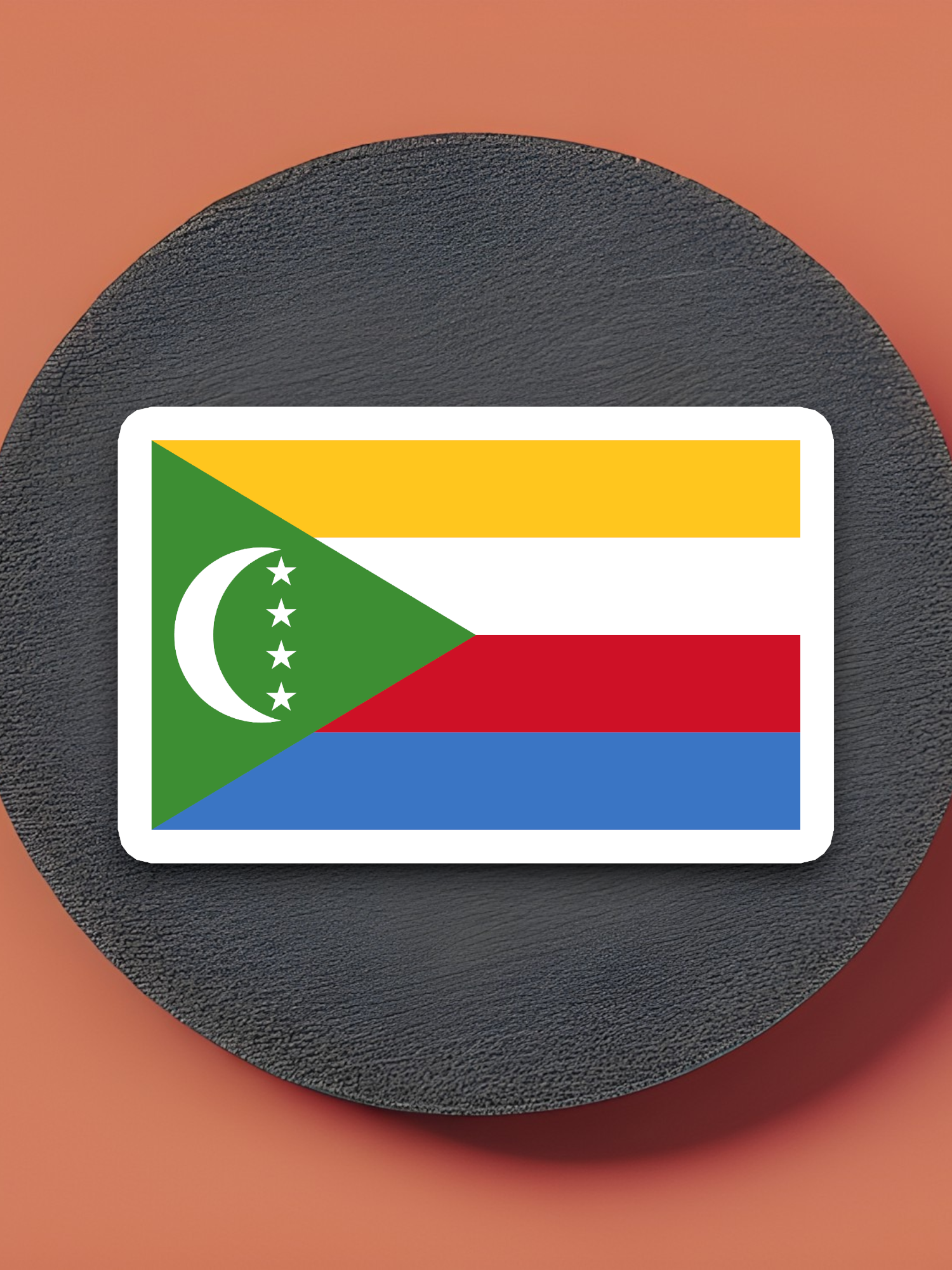 Comoros Flag - International Country Flag Sticker