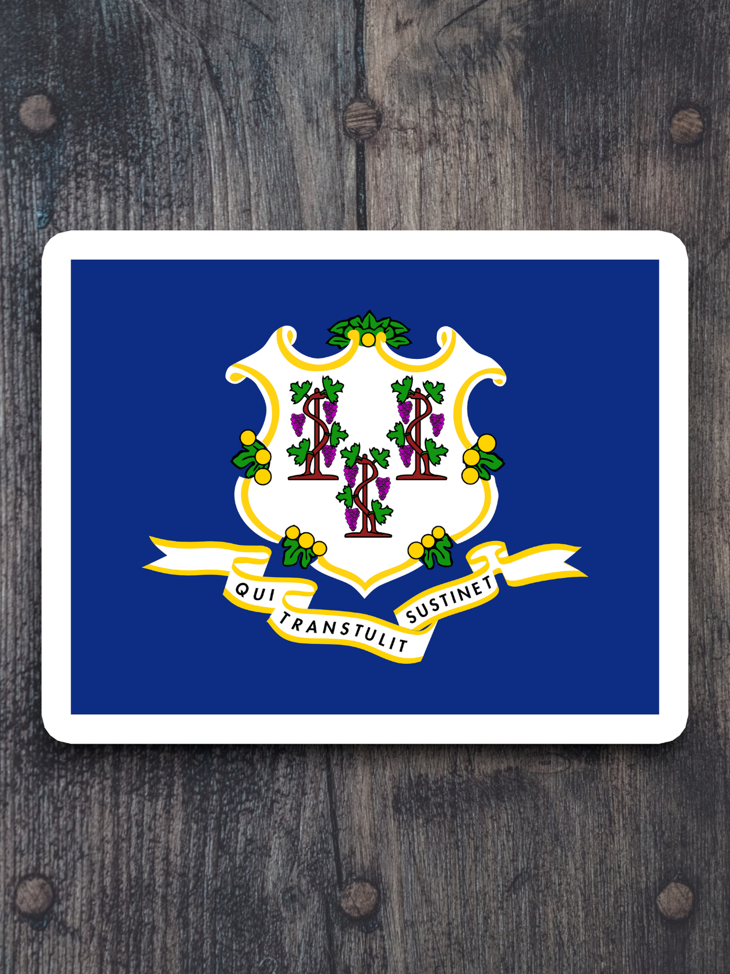 Connecticut Flag - State Flag Sticker