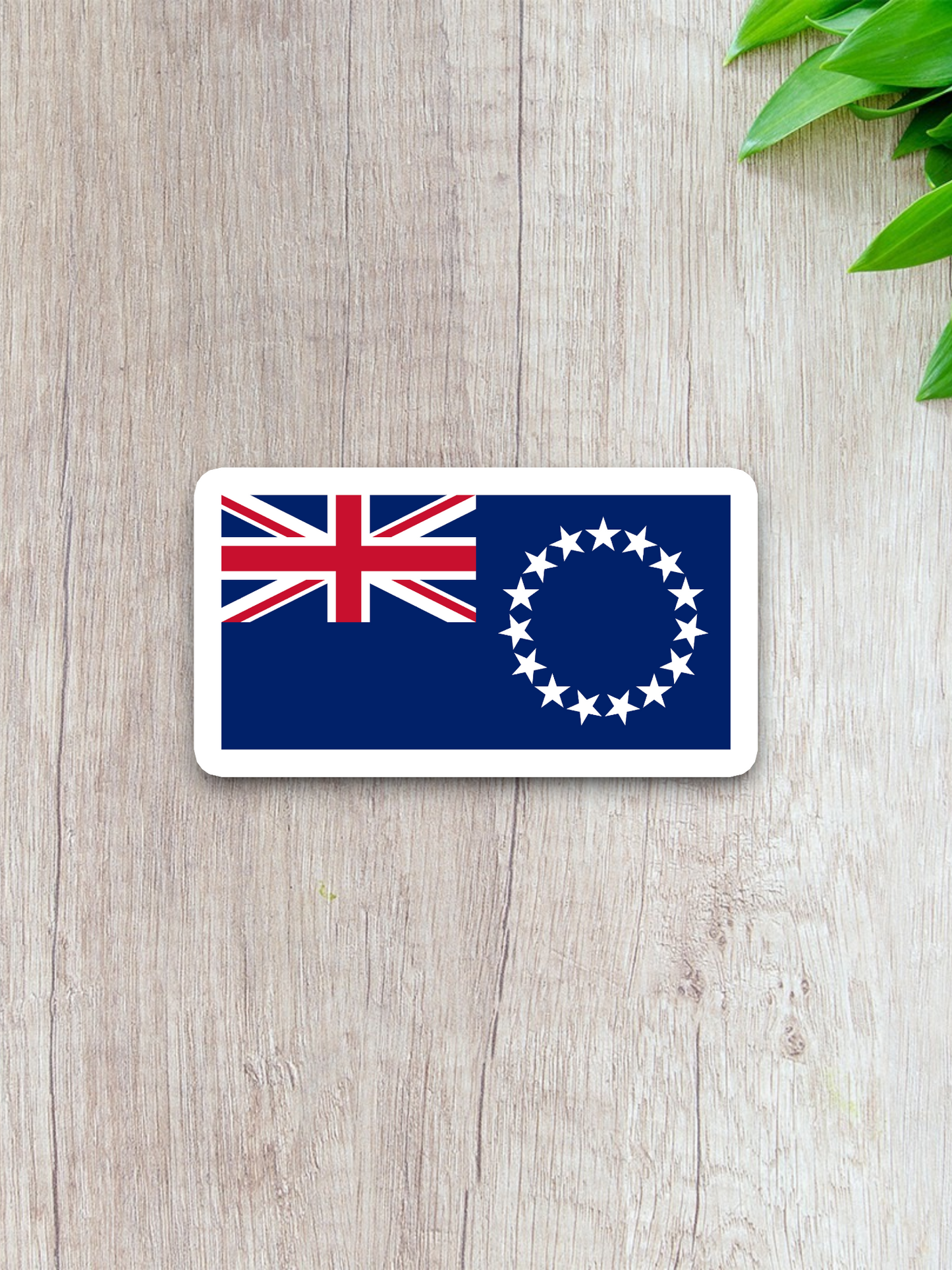 Cook Islands Flag - International Country Flag Sticker