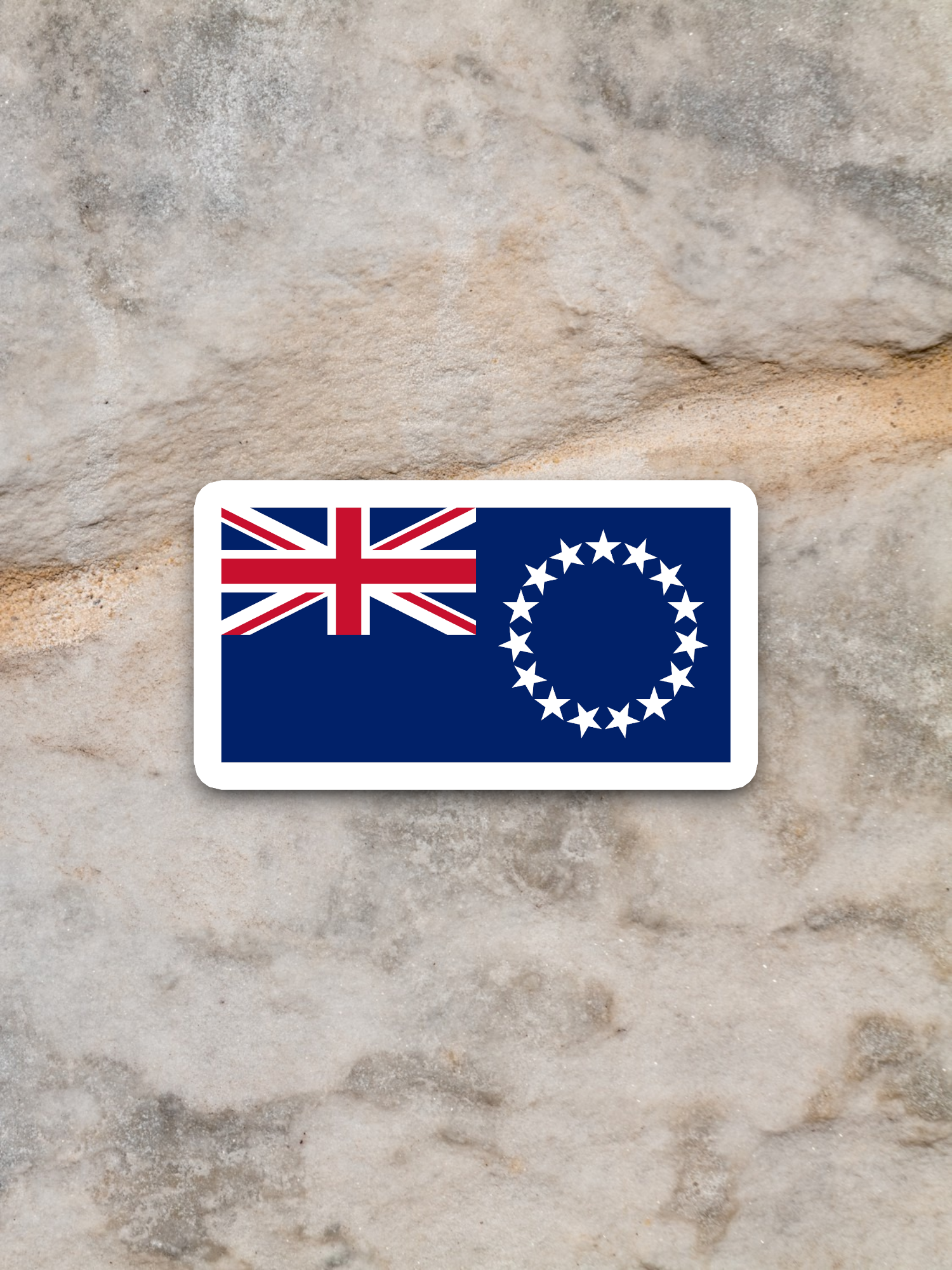 Cook Islands Flag - International Country Flag Sticker