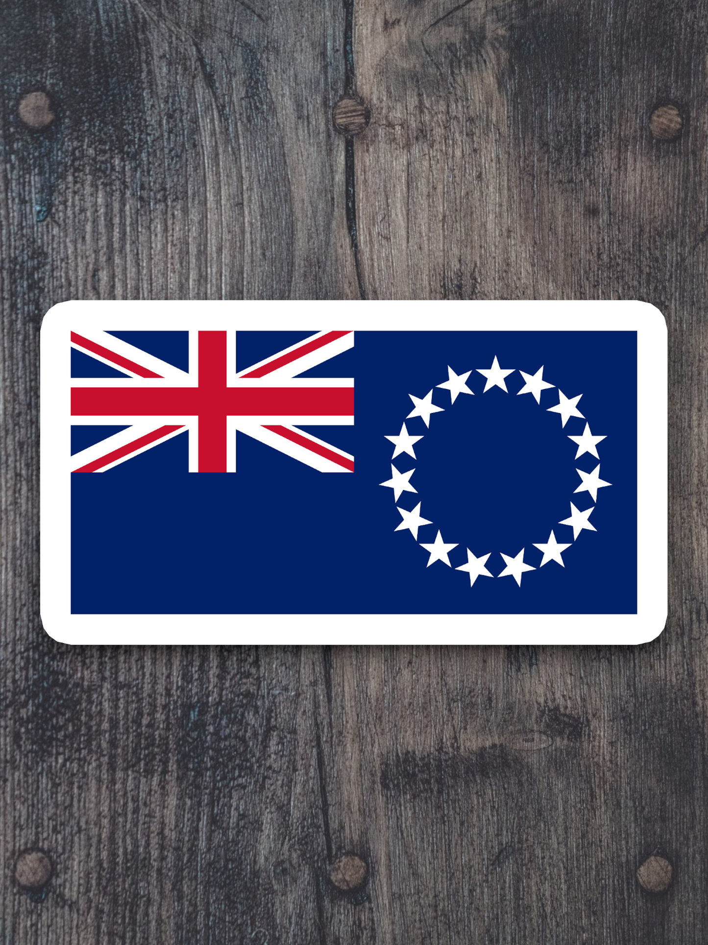 Cook Islands Flag - International Country Flag Sticker