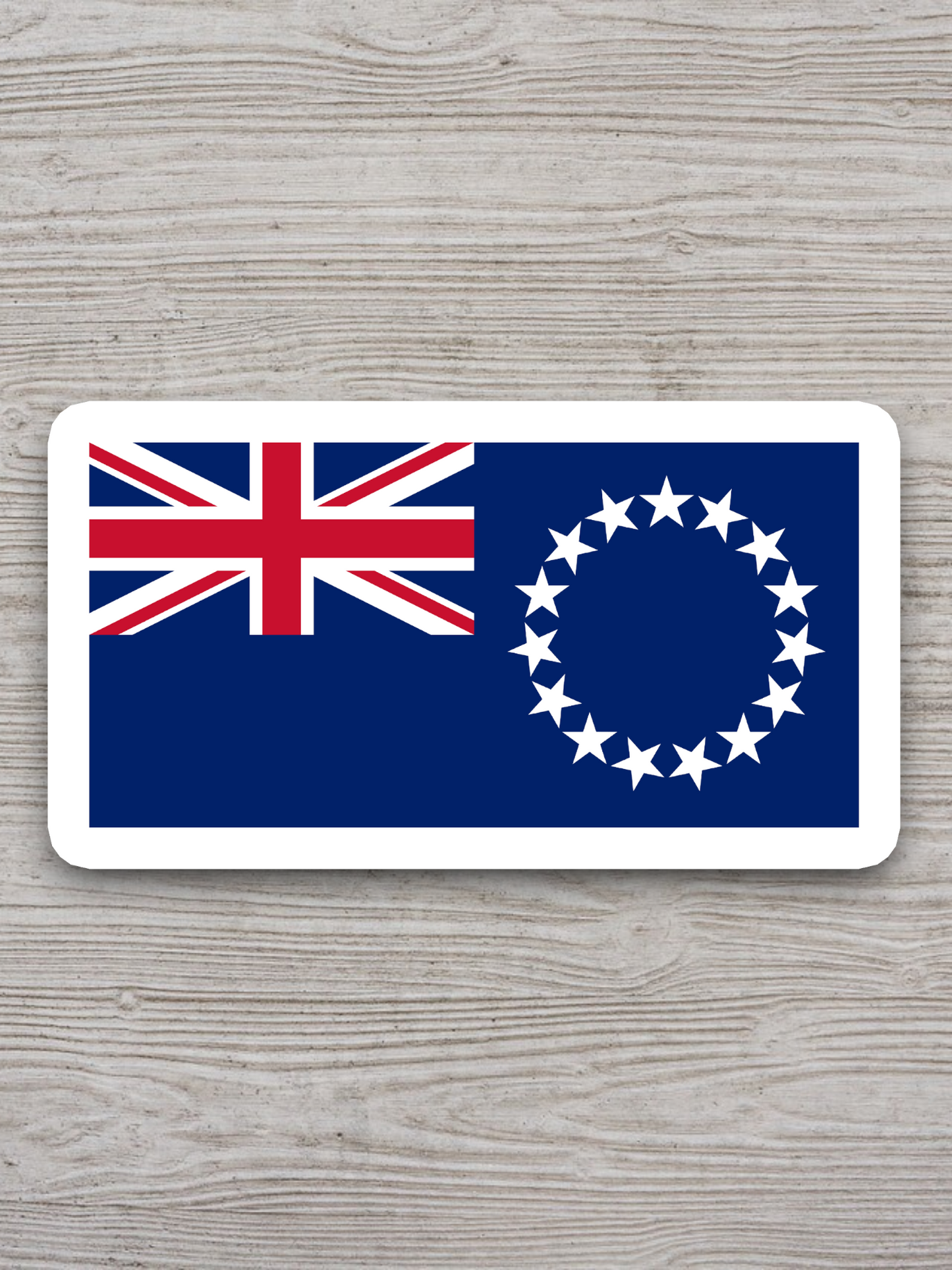 Cook Islands Flag - International Country Flag Sticker