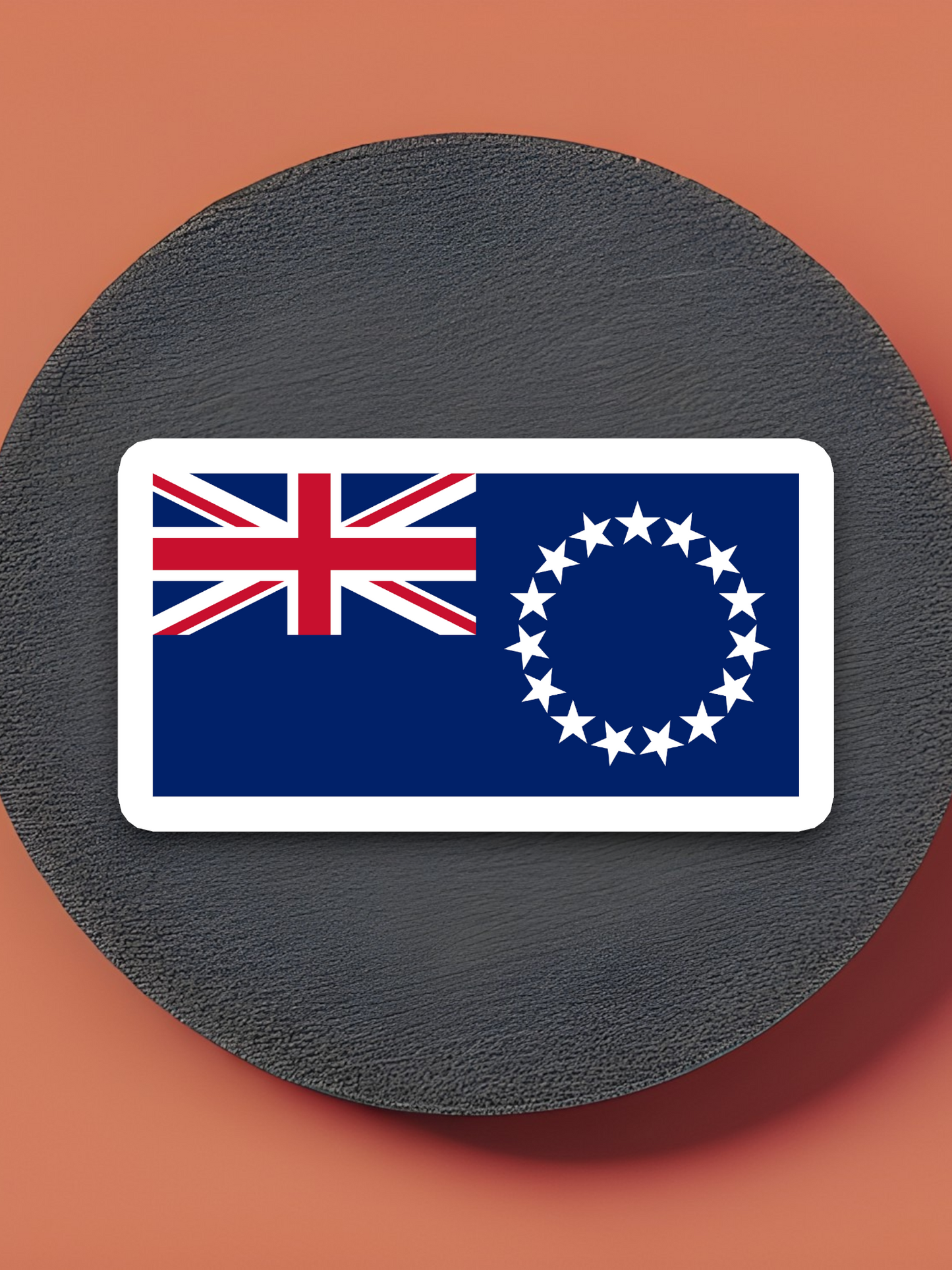 Cook Islands Flag - International Country Flag Sticker