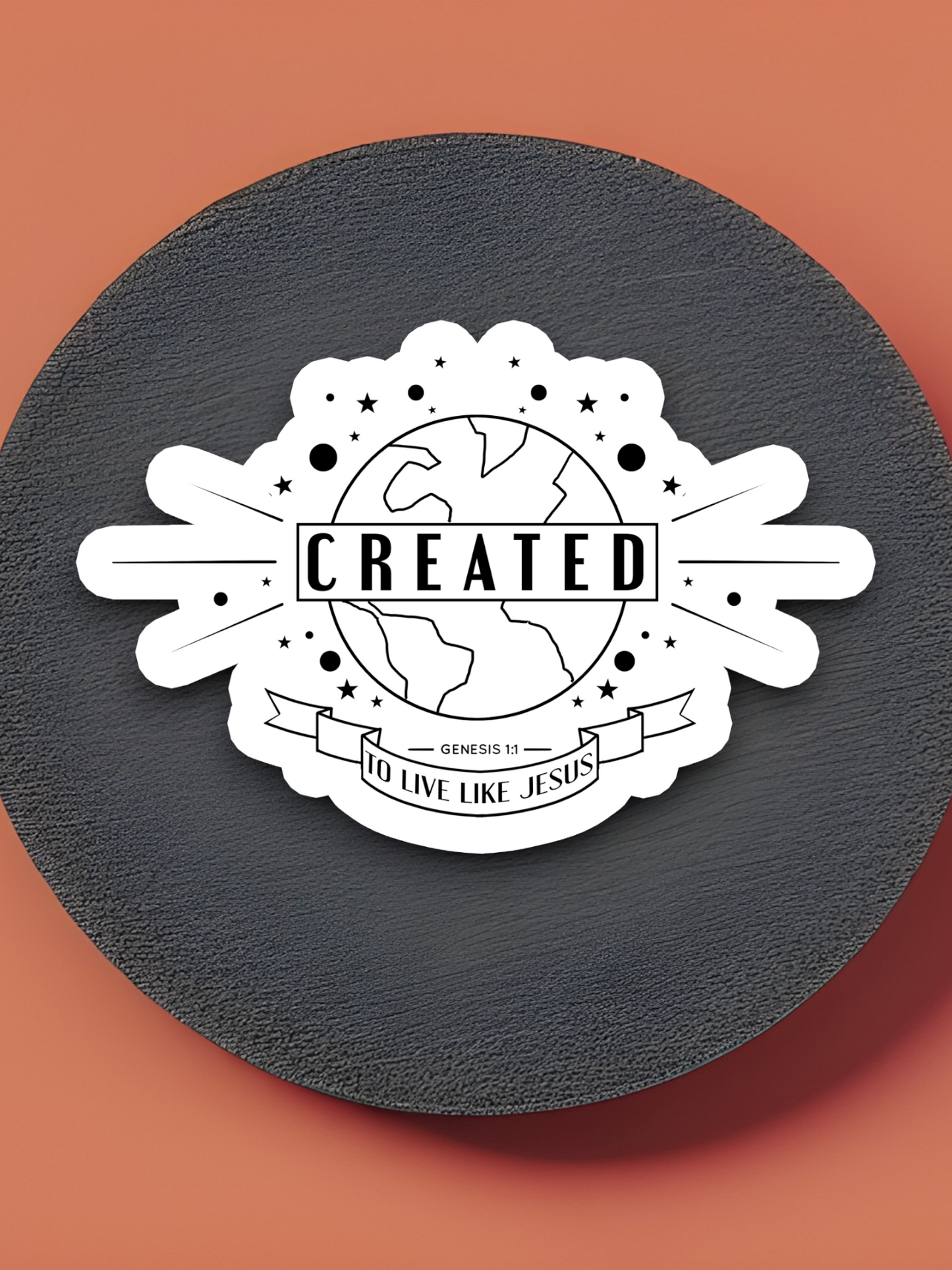 Created To Live Like Jesus 02 - Faith Sticker