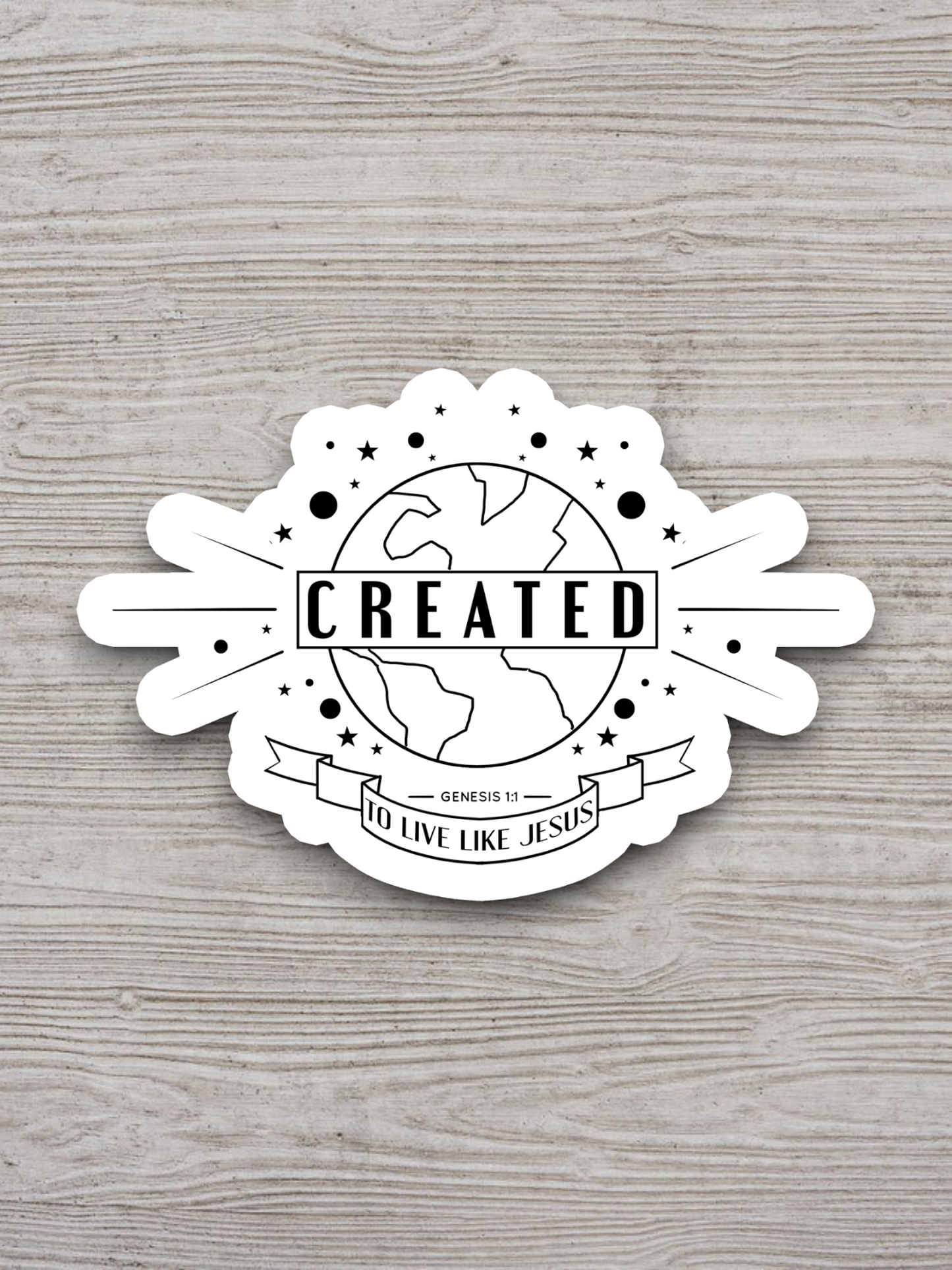 Created To Live Like Jesus 02 - Faith Sticker