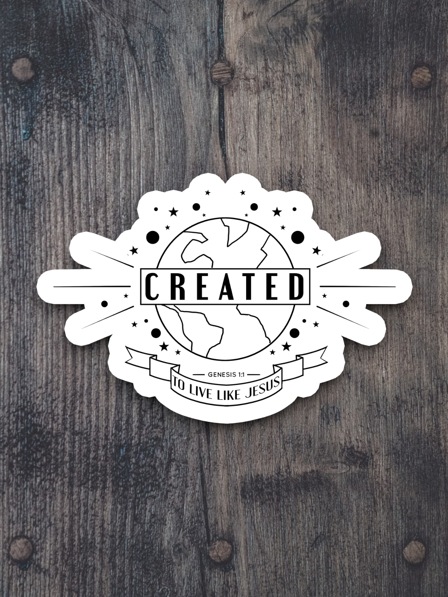 Created To Live Like Jesus 02 - Faith Sticker