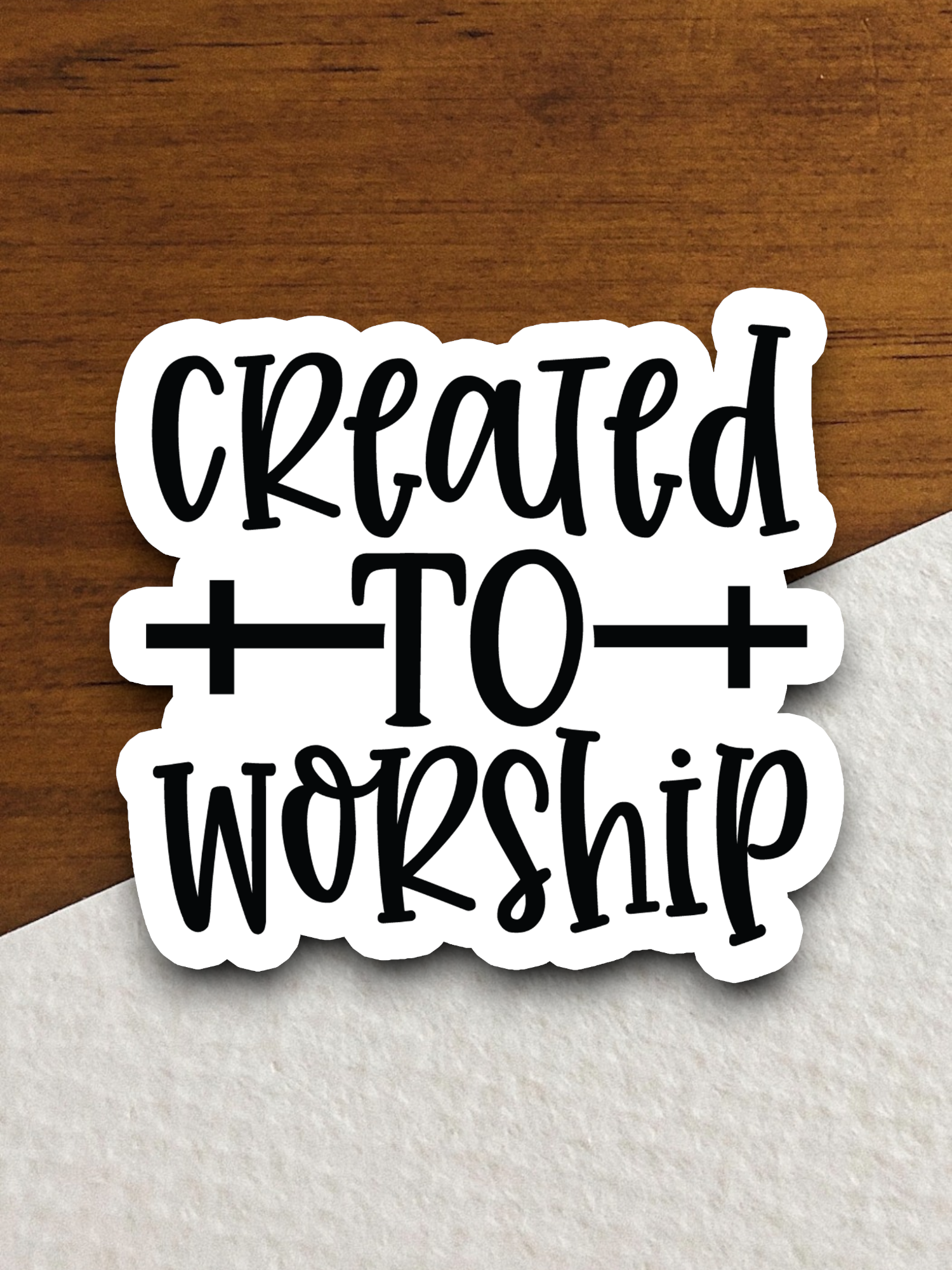 Created to Worship 02 - Faith Sticker