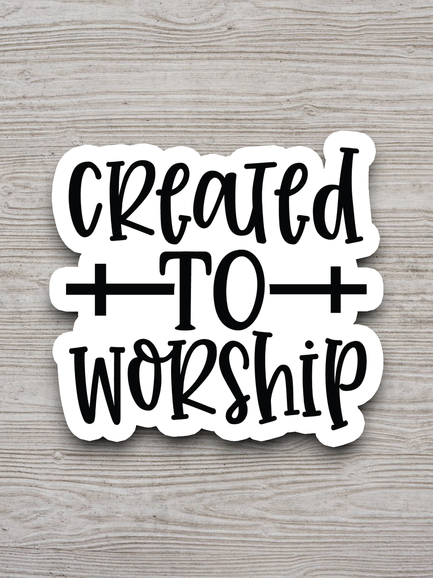 Created to Worship 02 - Faith Sticker