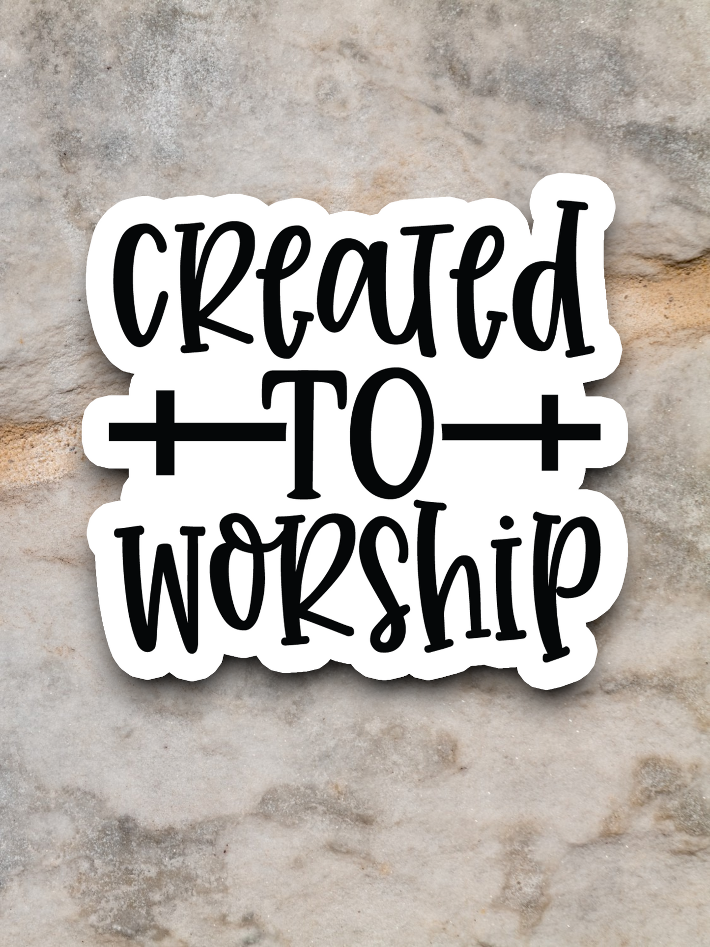 Created to Worship 02 - Faith Sticker