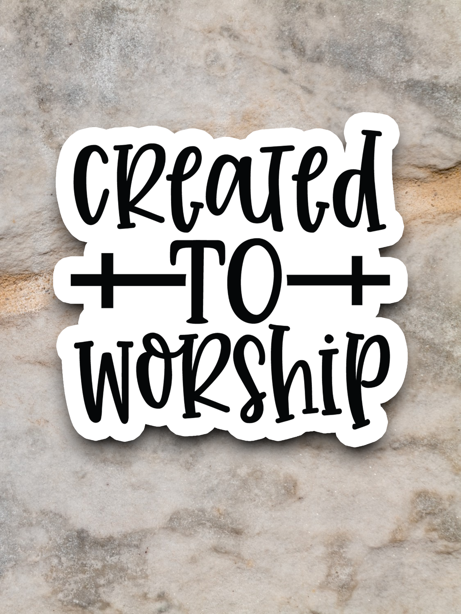 Created to Worship 02 - Faith Sticker