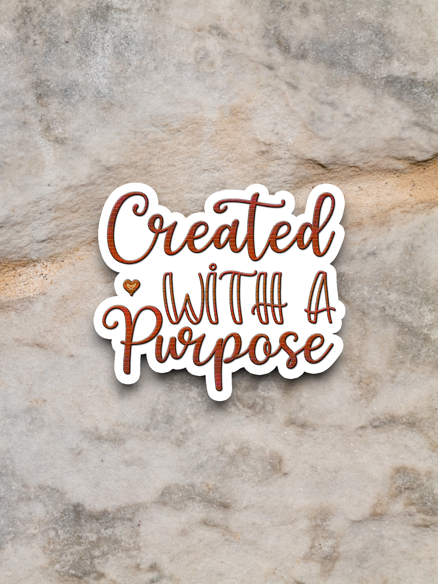 Created with a Purpose Faith Sticker