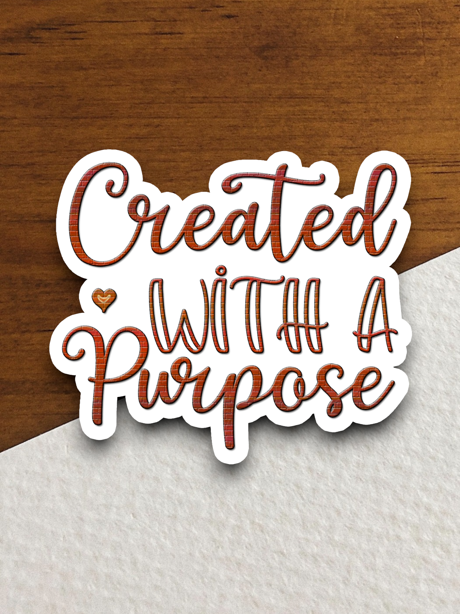 Created with a Purpose Faith Sticker