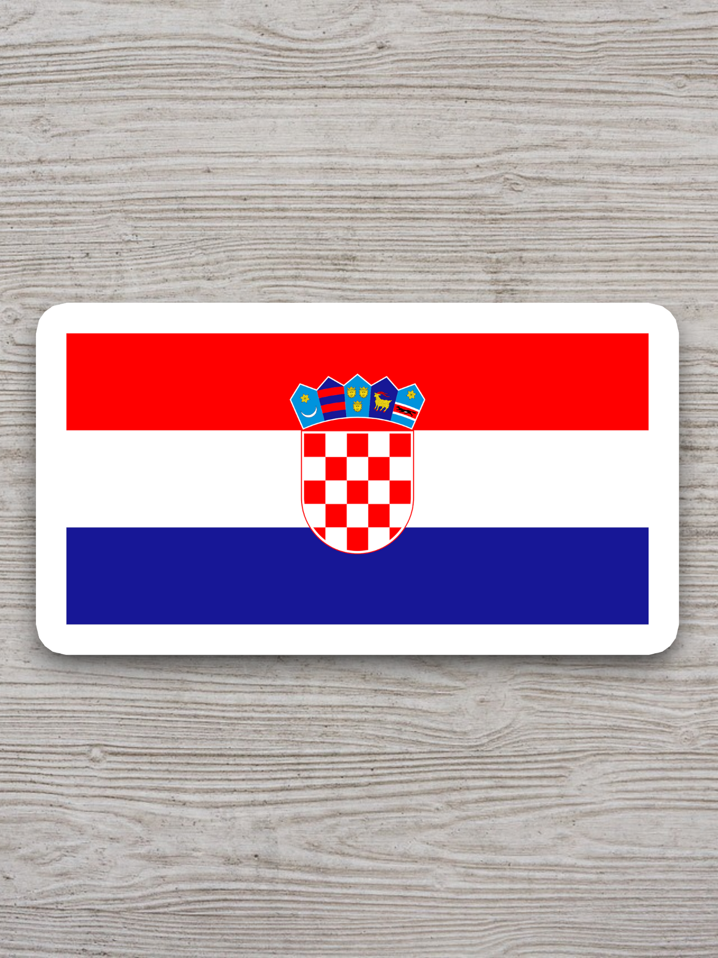 Croatia Flag - International Country Flag Sticker