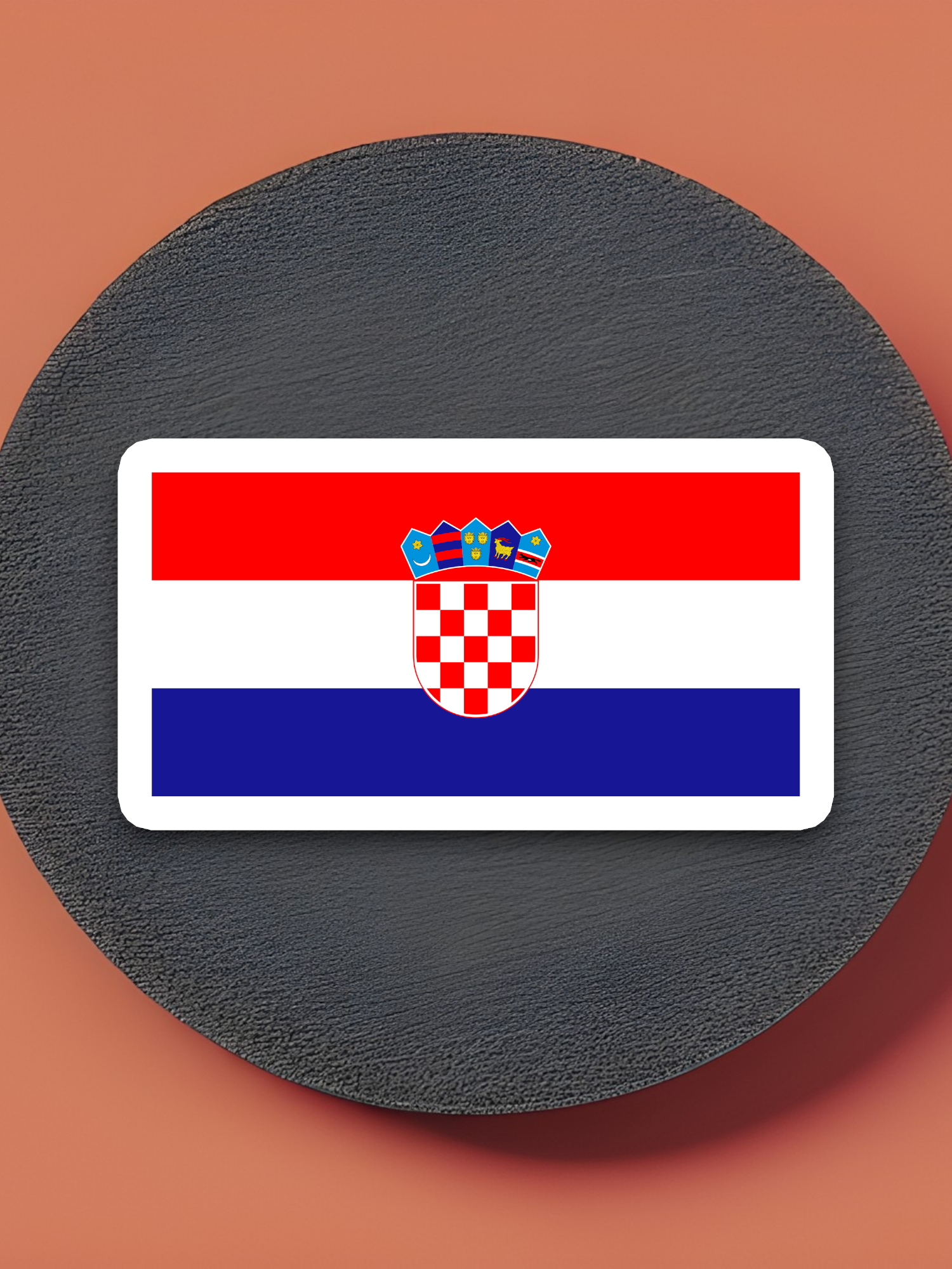 Croatia Flag - International Country Flag Sticker